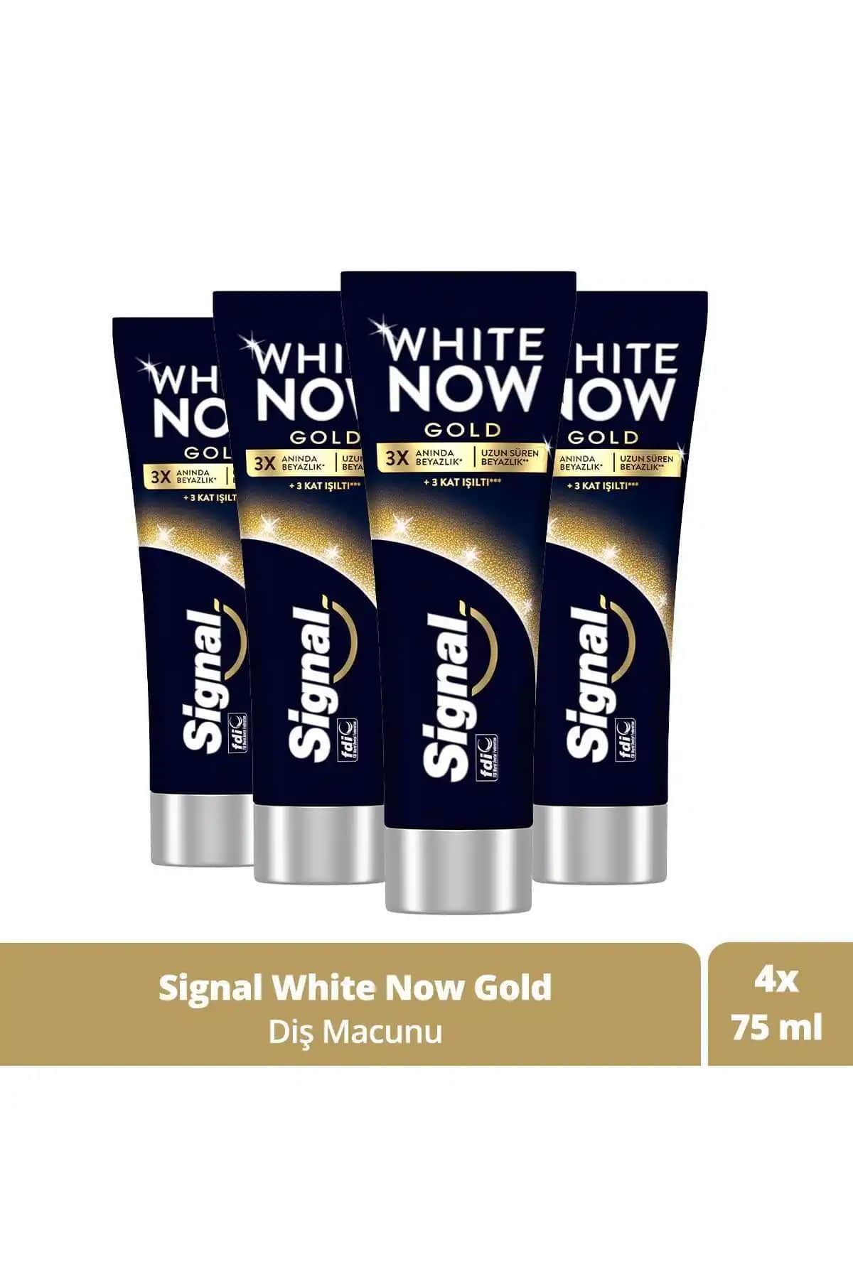 Signal White Now Gold Beyazlatıcı Diş Macunu ile Doğal ve Parlak Gülüşler İçin Etkili Çözüm