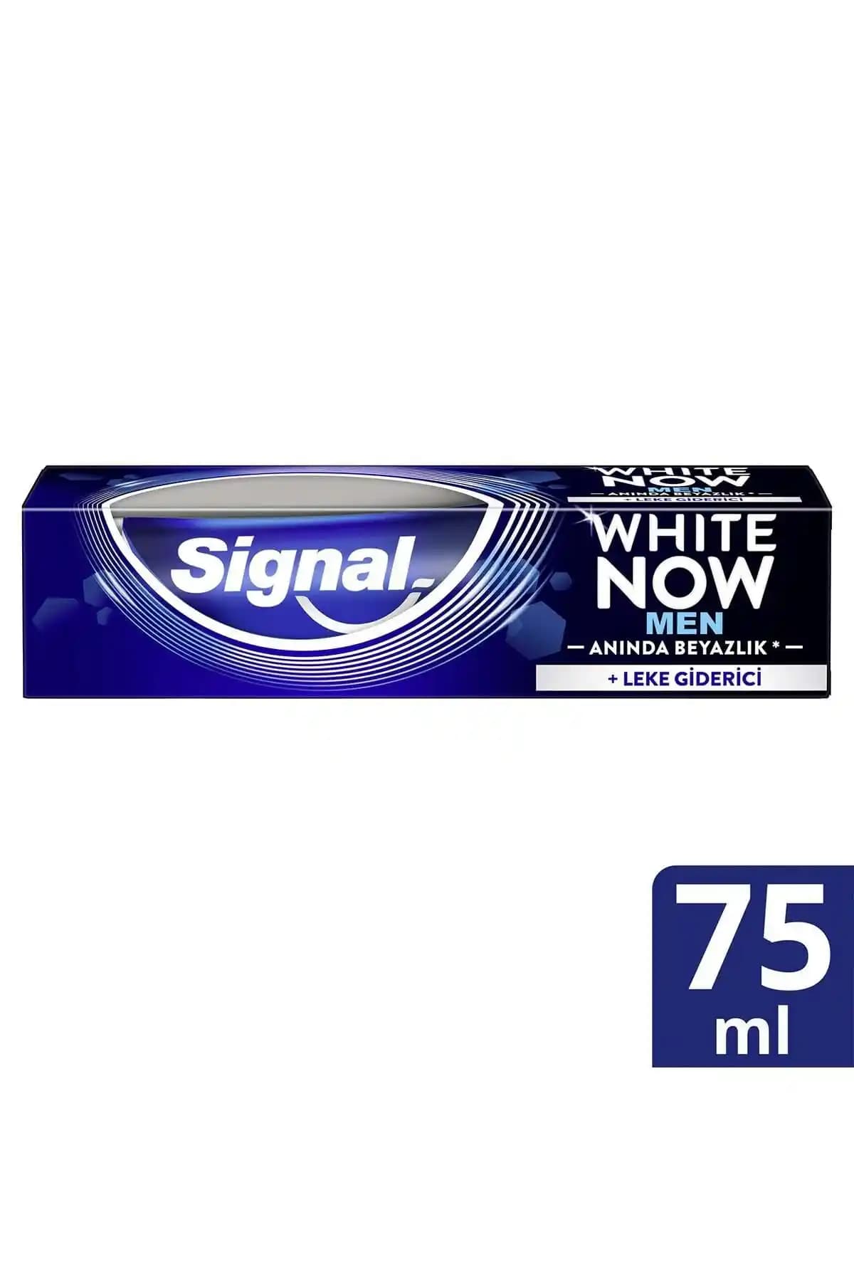 Signal White Now Men 75 ML Erkekler İçin Etkili Beyazlatıcı ve Temizleyici Diş Macunu