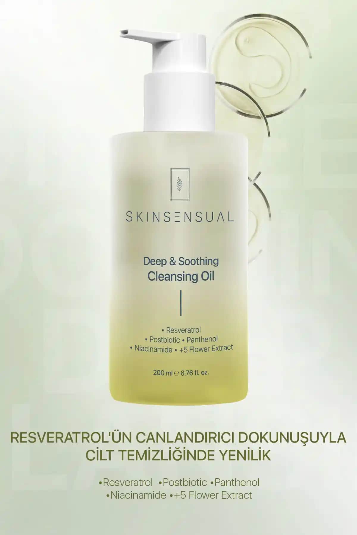 Skin Sensual Derin ve Rahatlatıcı Temizleme Yağı Cilt Canlandırıcı ve Parlaklık Artırıcı
