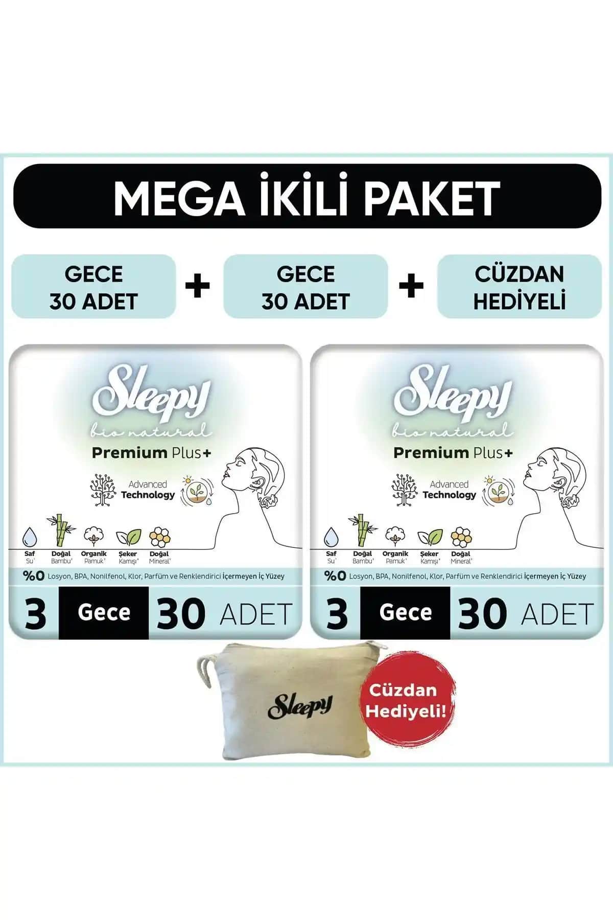 Sleepy Bio Natural Premium Plus ile Sleepy Ultra Hassas Ped Karşılaştırması