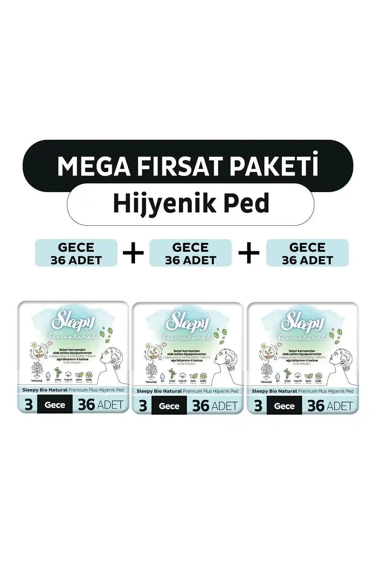 Sleepy Bio Natural Premium Plus Organik Hijyenik Ped ile Güvenli ve Konforlu Gece Uyku Deneyimi