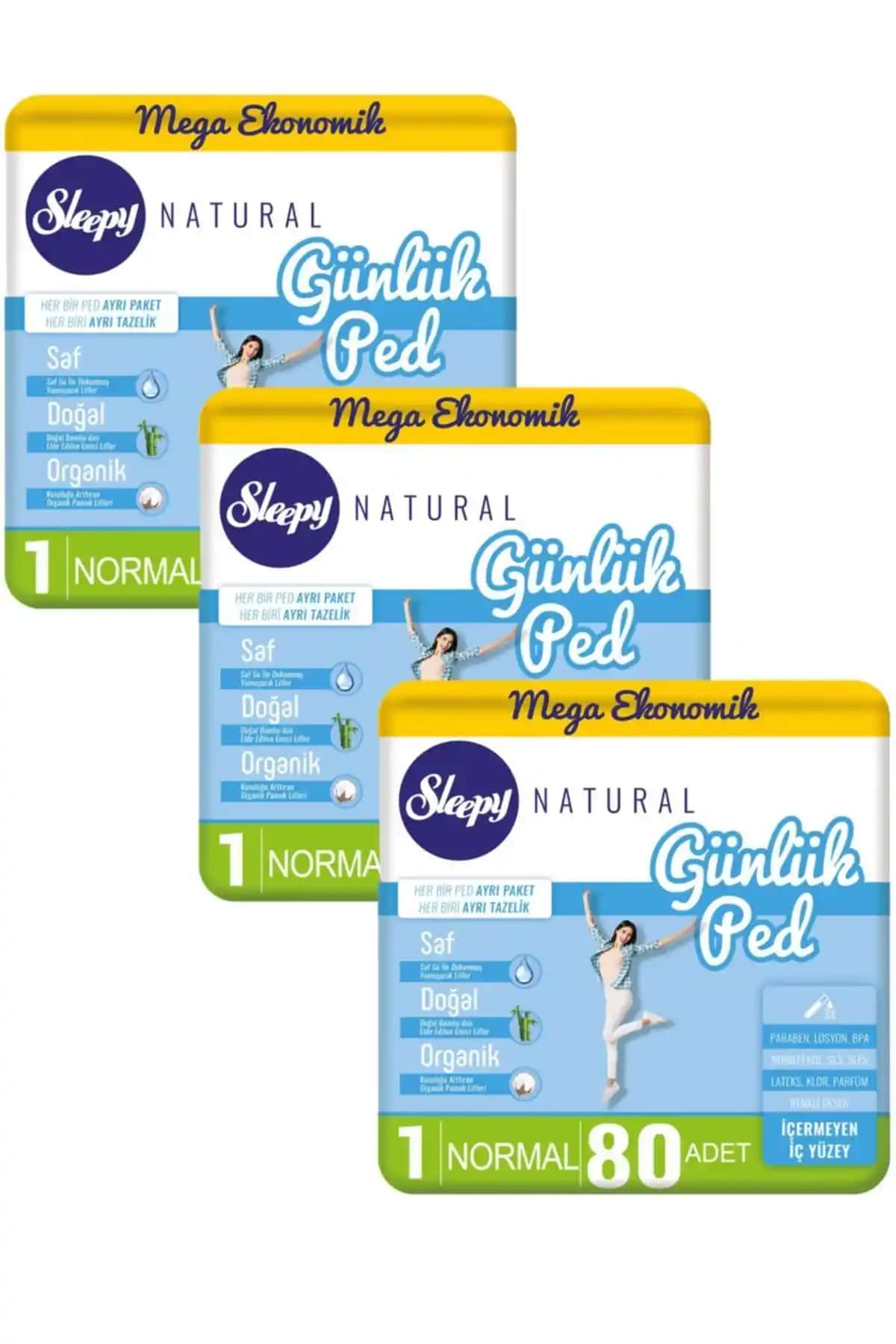 Sleepy Natural Günlük Ped: Doğal İçeriğiyle Günlük Hijyeniniz İçin Güvenilir ve Konforlu Çözüm