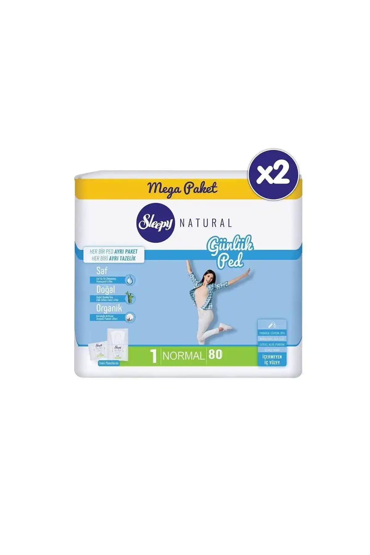Sleepy Natural Günlük Ped: Organik İçerik ve Yüksek Konfor Sağlayan Kadın Hijyen Ürünü