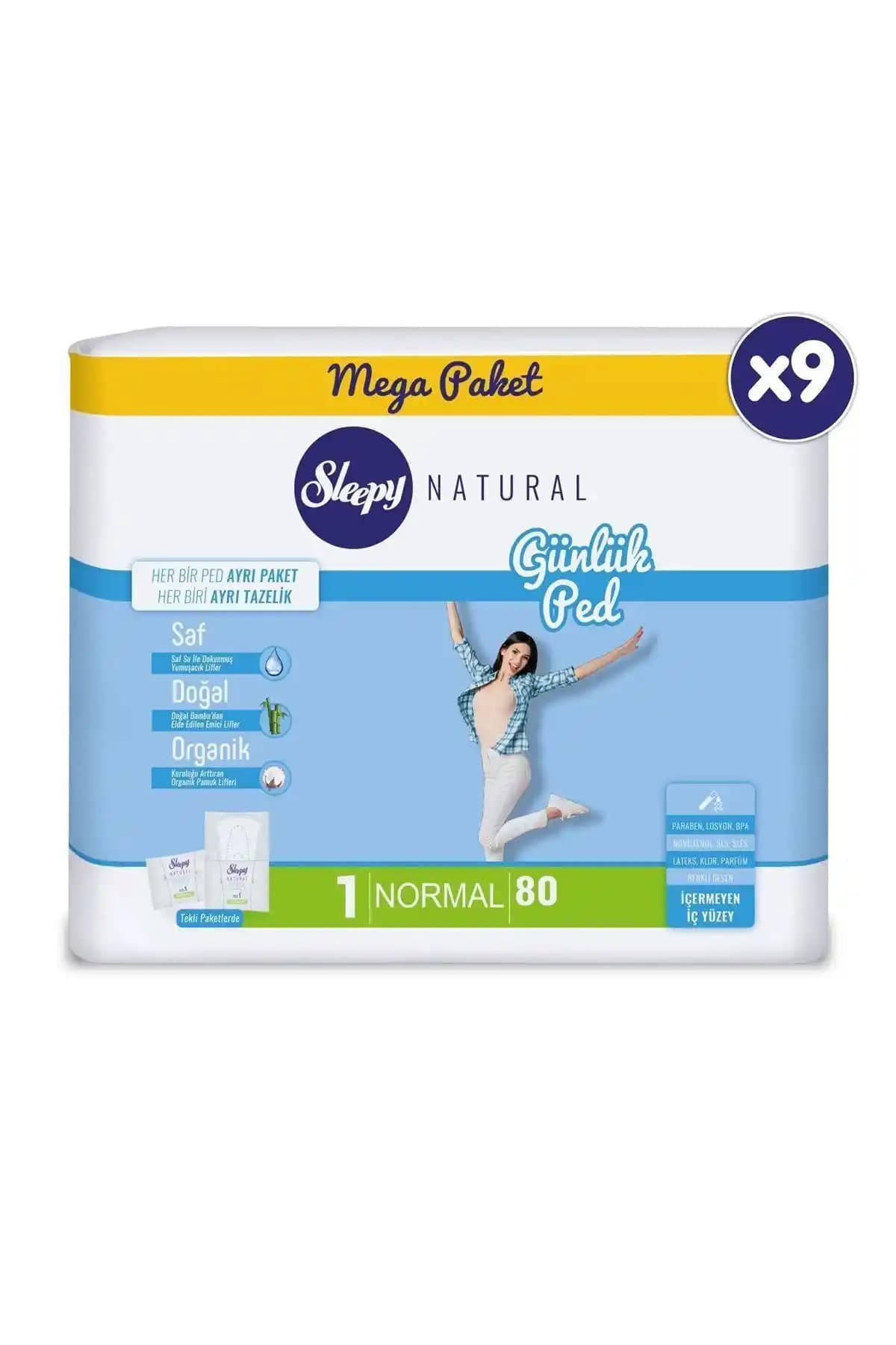 Sleepy Natural Günlük Ped: Türkiye Menşei, Yüksek Kalite ve Ekonomik Kullanım Avantajları