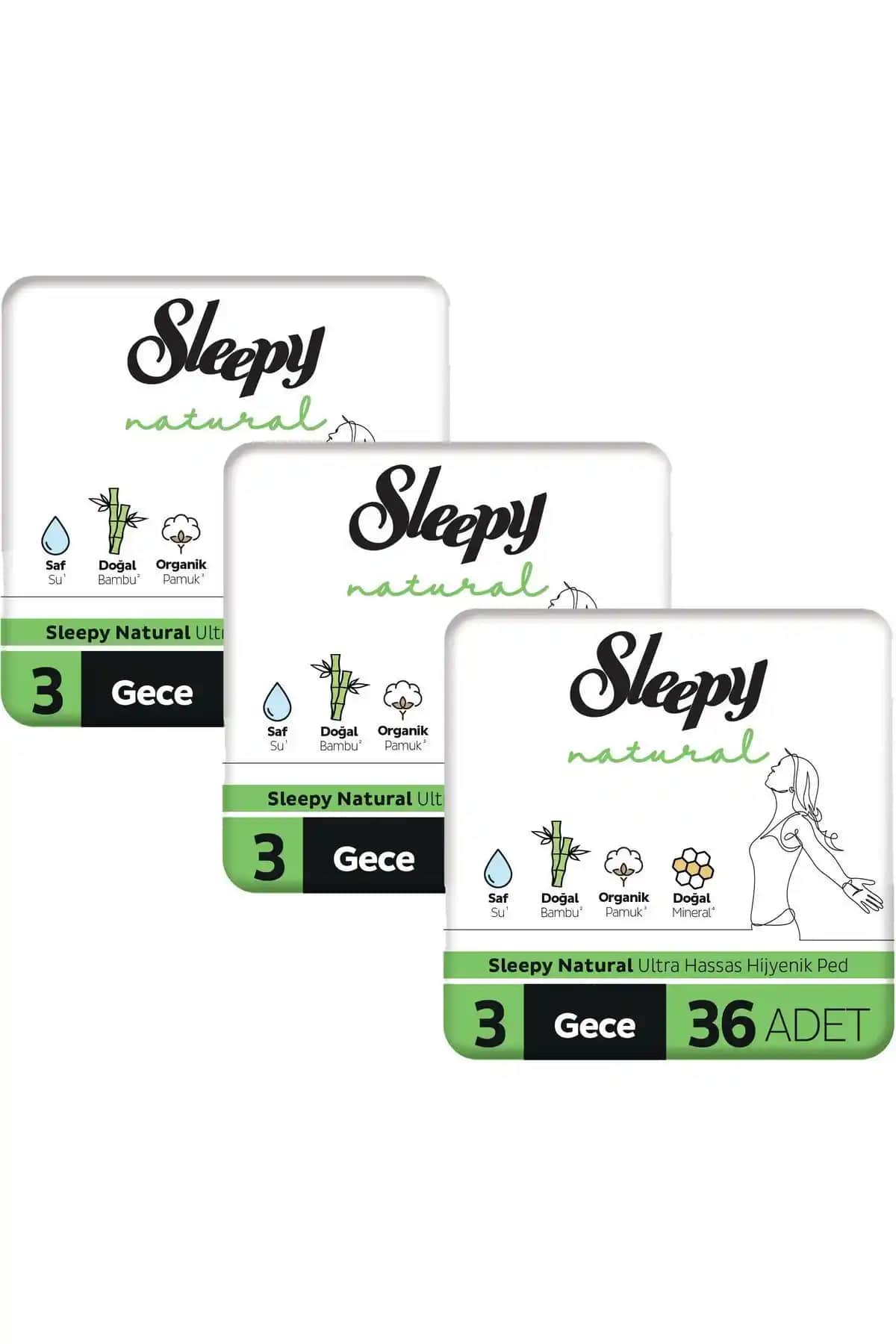 Sleepy Natural Ultra Hassas Hijyenik Ped Gece: Konfor ve Güvenliğin Birleşimi