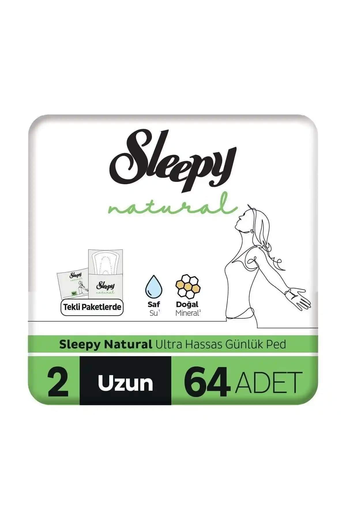 Sleepy Naturel Günlük Ped 64'lü: Doğal, Anti Alerjik ve Hassas Ciltler İçin Güvenli Kullanım