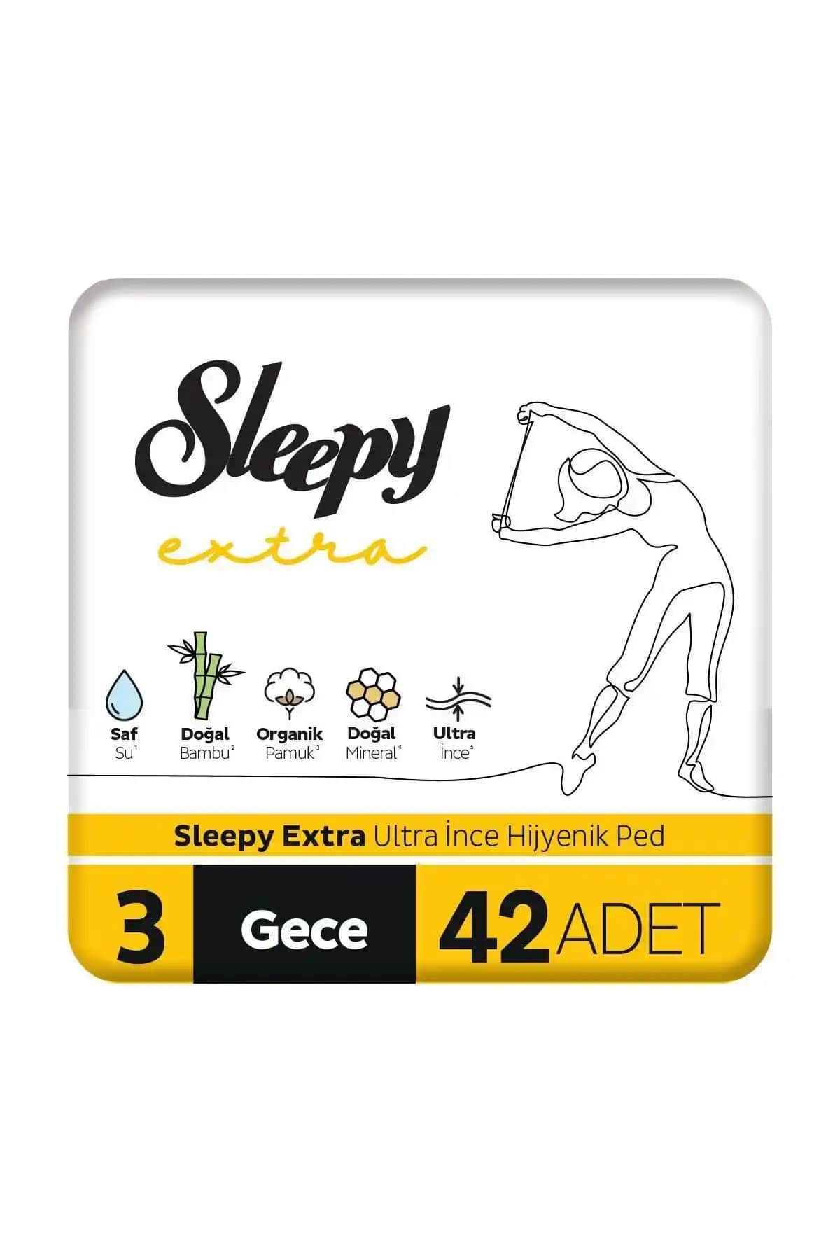 Sleepy Ultra İnce Organik Gece Hijyenik Pedleri Güvenli ve Konforlu Kullanım İçin Önerilir
