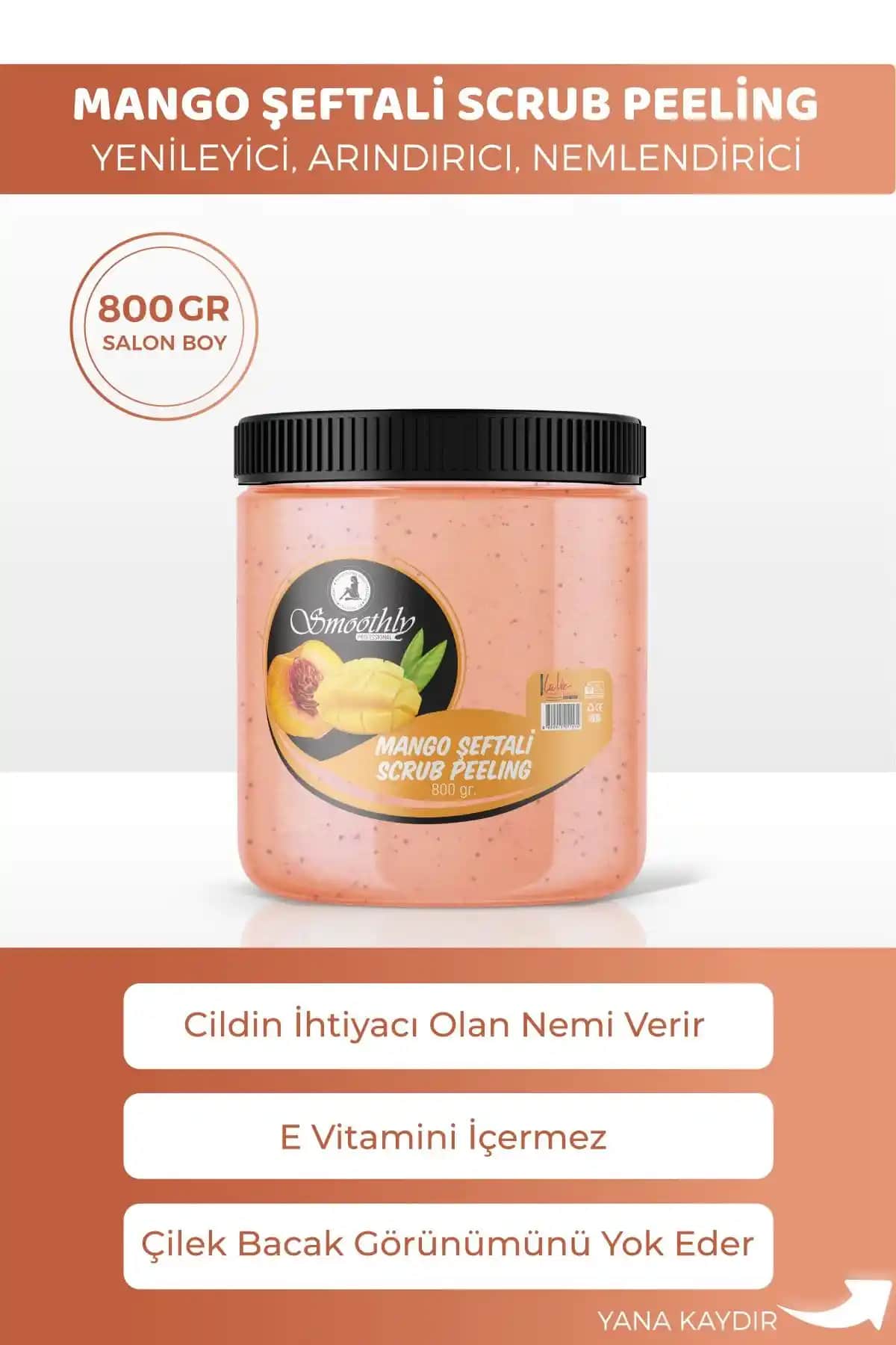 Smoothly Mango 800 G Epilasyon Batık Karşıtı Peeling ve Cilt Bakım Kremi Özellikleri