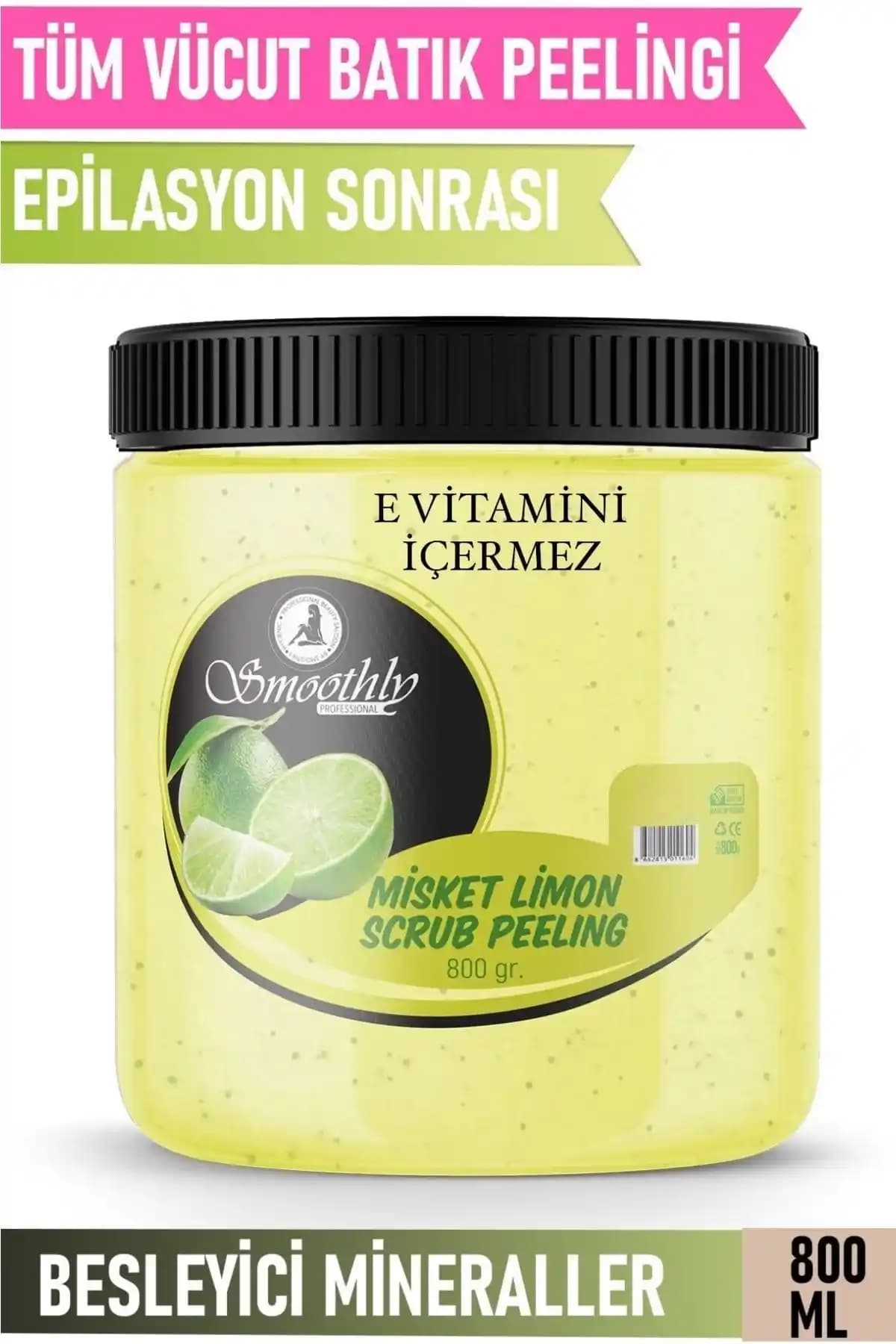 Smoothly Misket Limon Özlü Peeling ile Cilt Yenileme ve Canlandırma