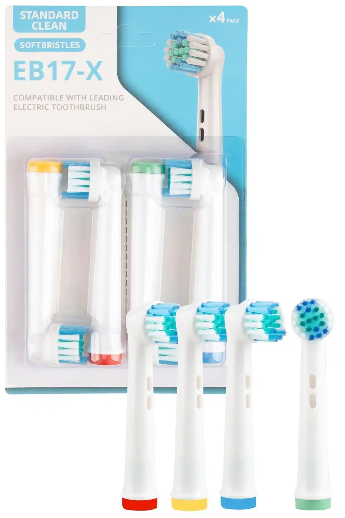 SoftBristles 4'lü Yedek Başlıklar Diş Sağlığı ve Temizliği İçin Uygun Fiyatlı Çözüm
