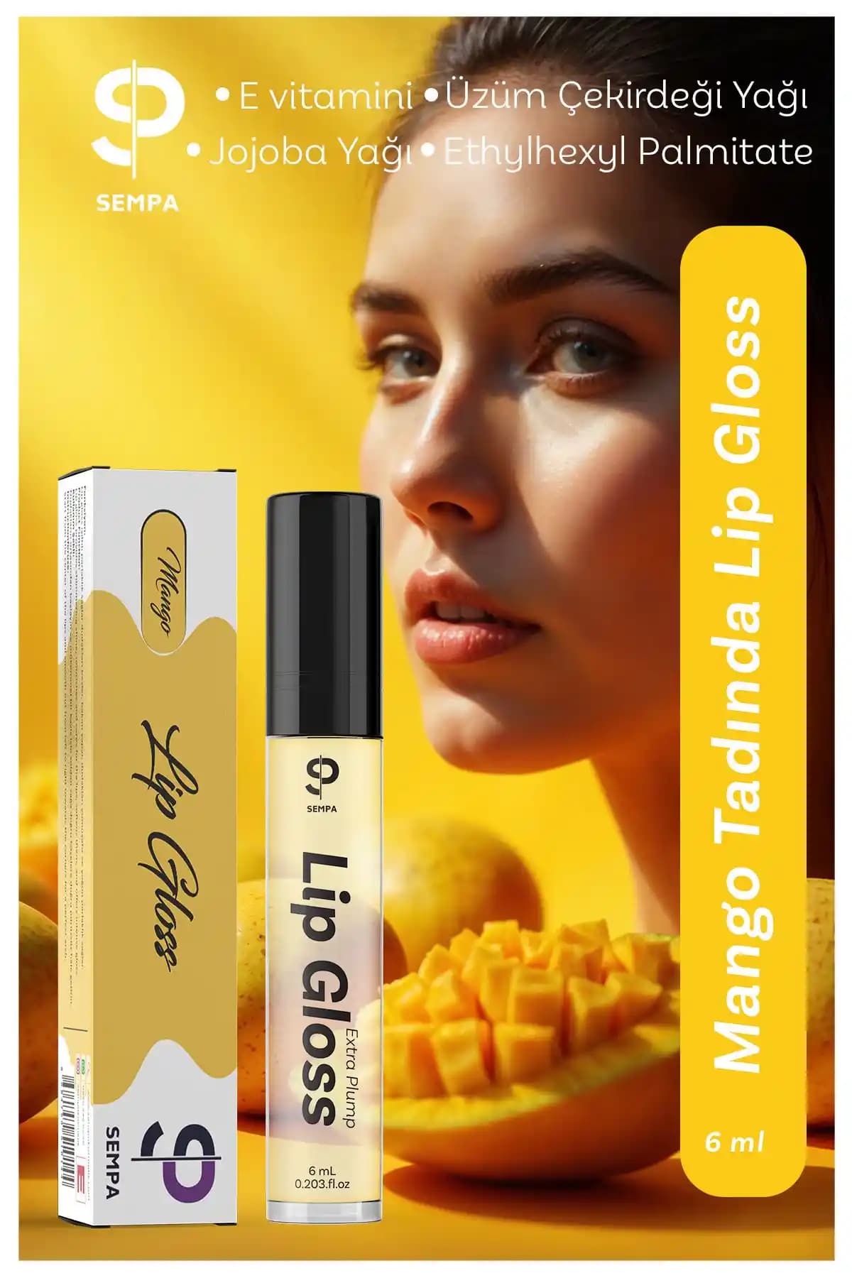 SP SEMPA Mangolu Dudak Dolgunlaştırıcı ve Parlatıcı Lip Gloss Ürün İncelemesi ve Özellikleri