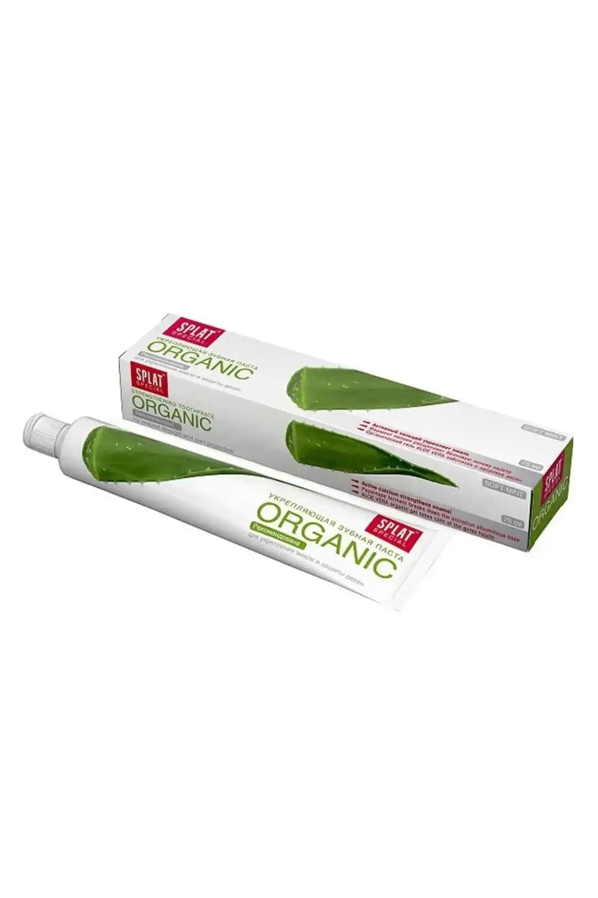 Splat Organik Aloe Vera Güçlü Diş Macunu: Doğal İçeriklerle Güçlendirilmiş Diş Bakımı