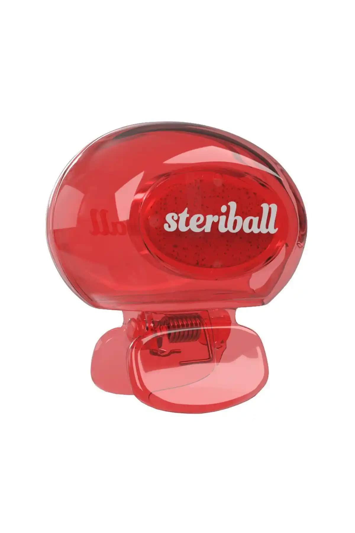 Steriball Hijyenik Diş Fırçası Koruma Kabı Kırmızı, Yüksek Hijyen ve Güvenlik Sağlar