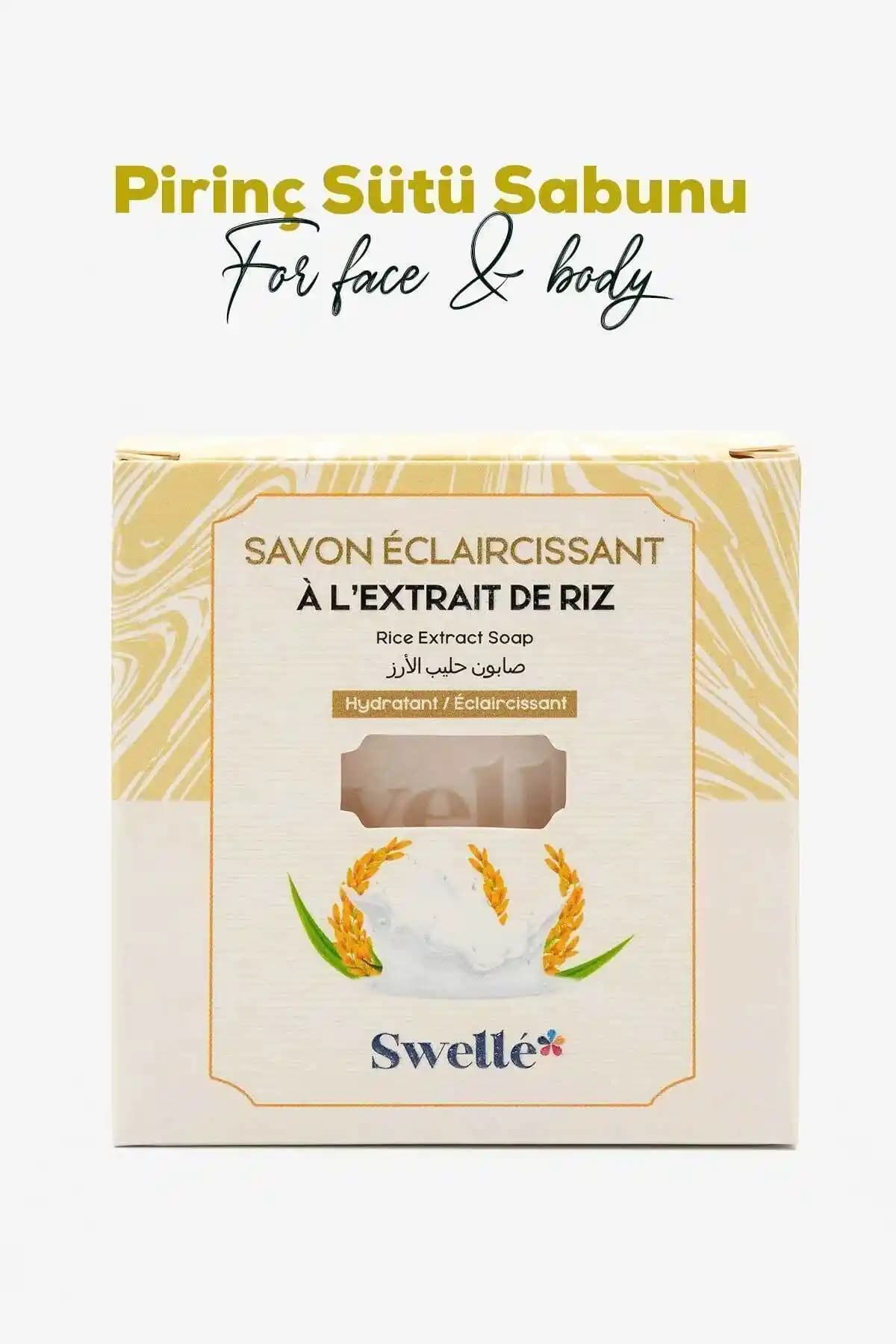 SWELLE Beyazlatıcı Pirinç Sabunu: Doğal ve Etkili Cilt Temizliği Çözümü