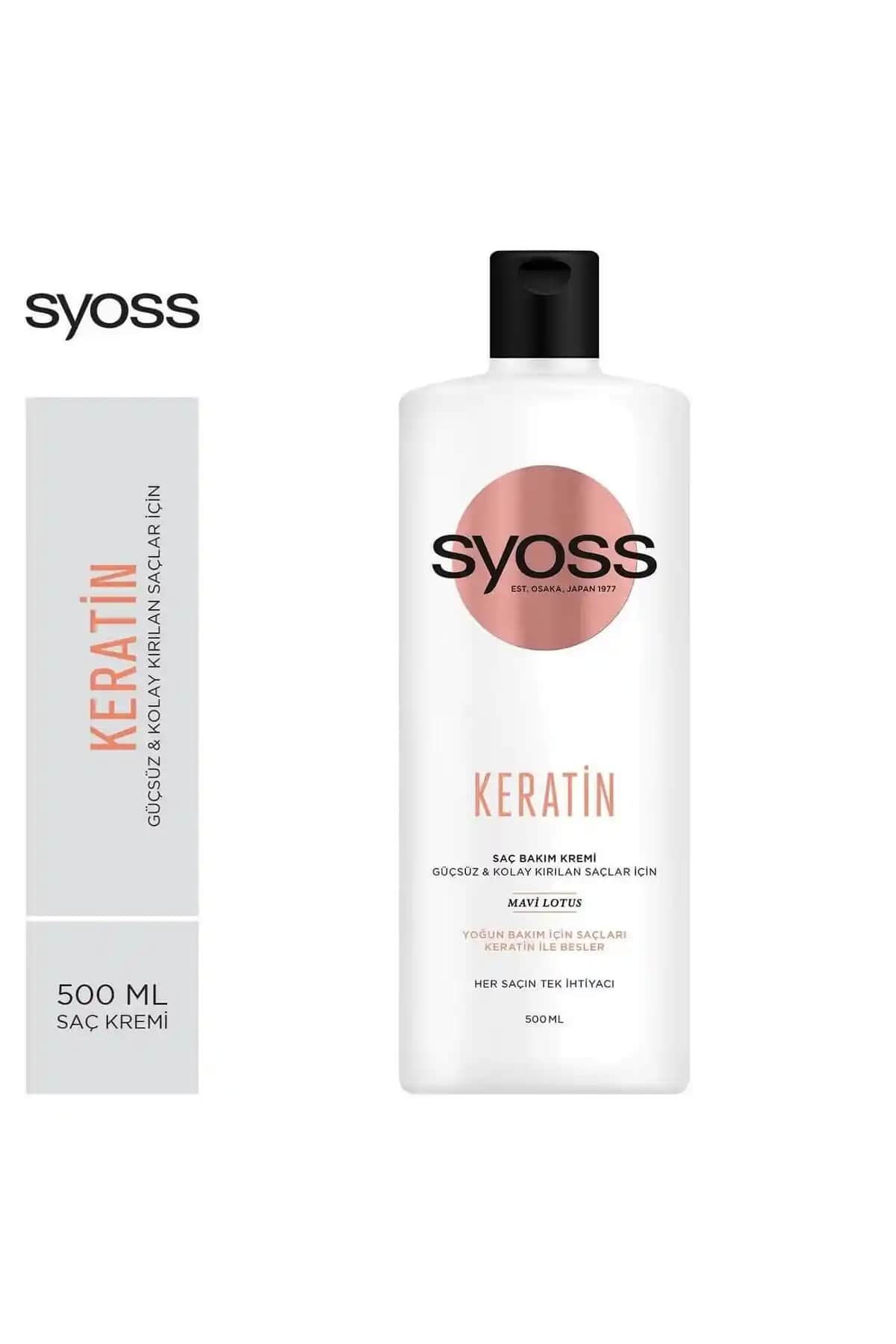 Syoss Keratin Mükemmelliği Saç Kremi: Güçlendirici ve Yumuşatıcı Saç Bakım Ürünü