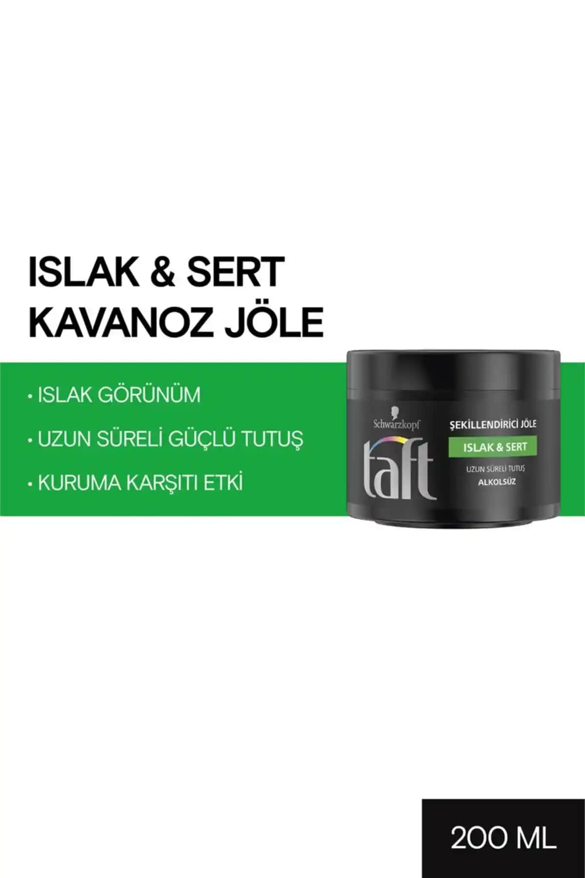 Taft Islak & Sert Saçlar ile Power Absolut Ultra Jöle Karşılaştırması