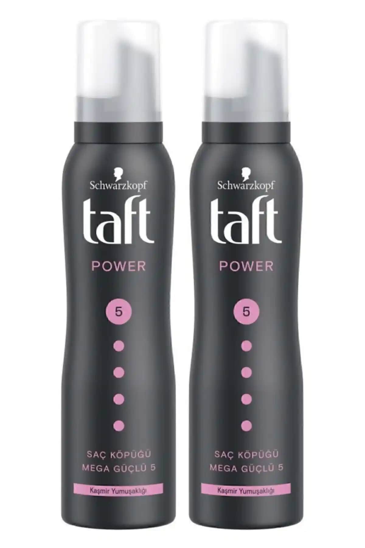Taft Power Kaşmir Saç Köpüğü 150ml 2'li Set: Hacim ve Şekil Verme Kolaylığı