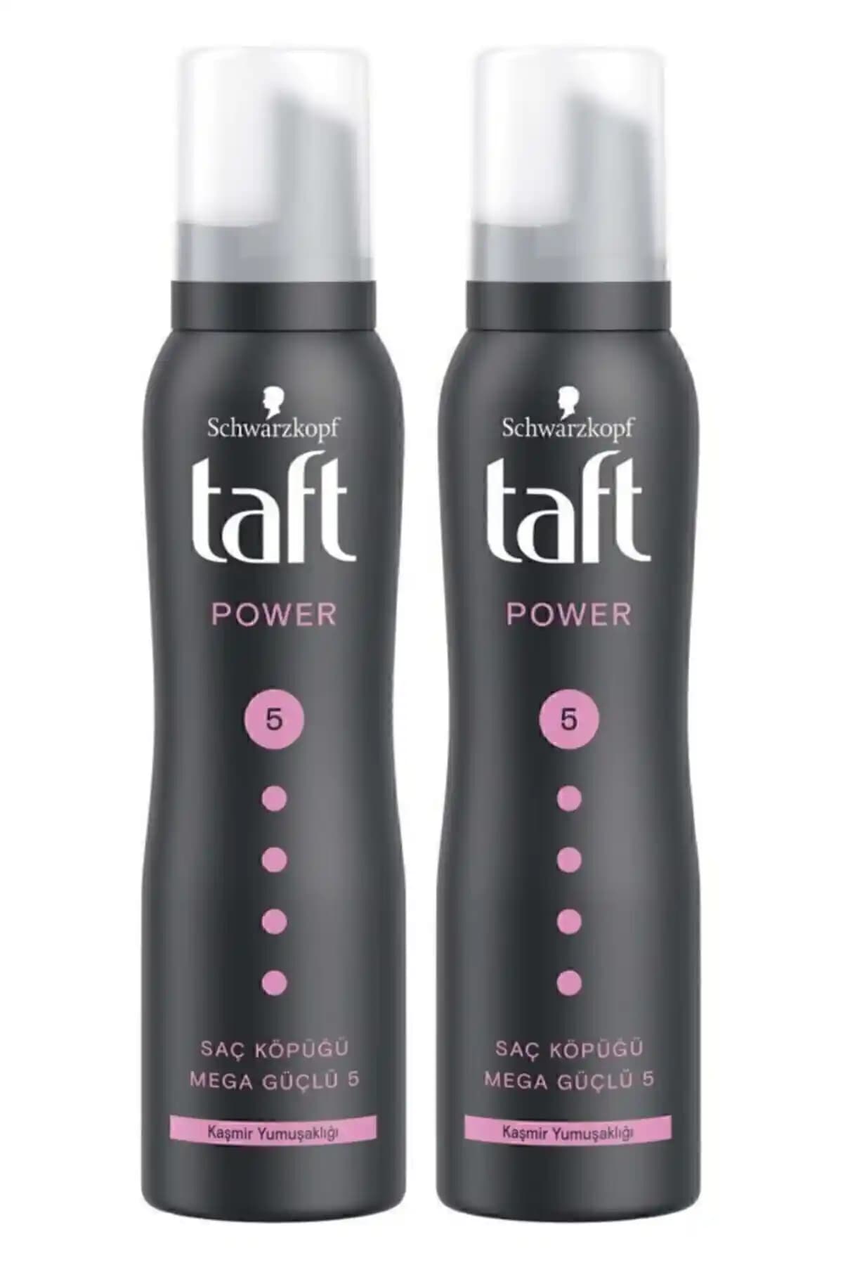 Taft Power Kaşmir Saç Köpüğü 150ml 2'li Set: Hacim ve Şekil Verme Kolaylığı