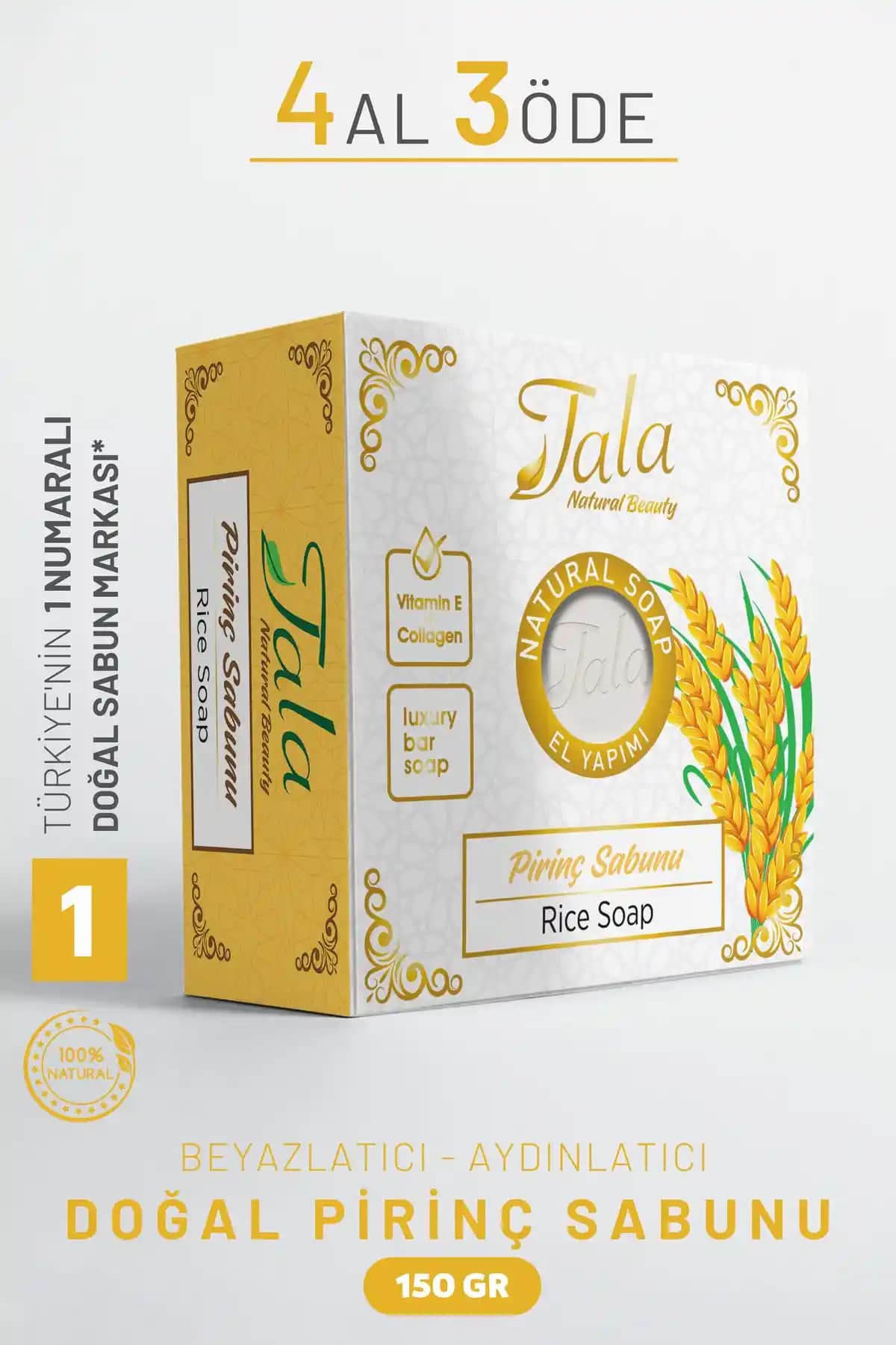 Tala Pirinç Sabunu: Doğal İçeriklerle Güvenli ve Etkili Cilt Temizliği Çözümü