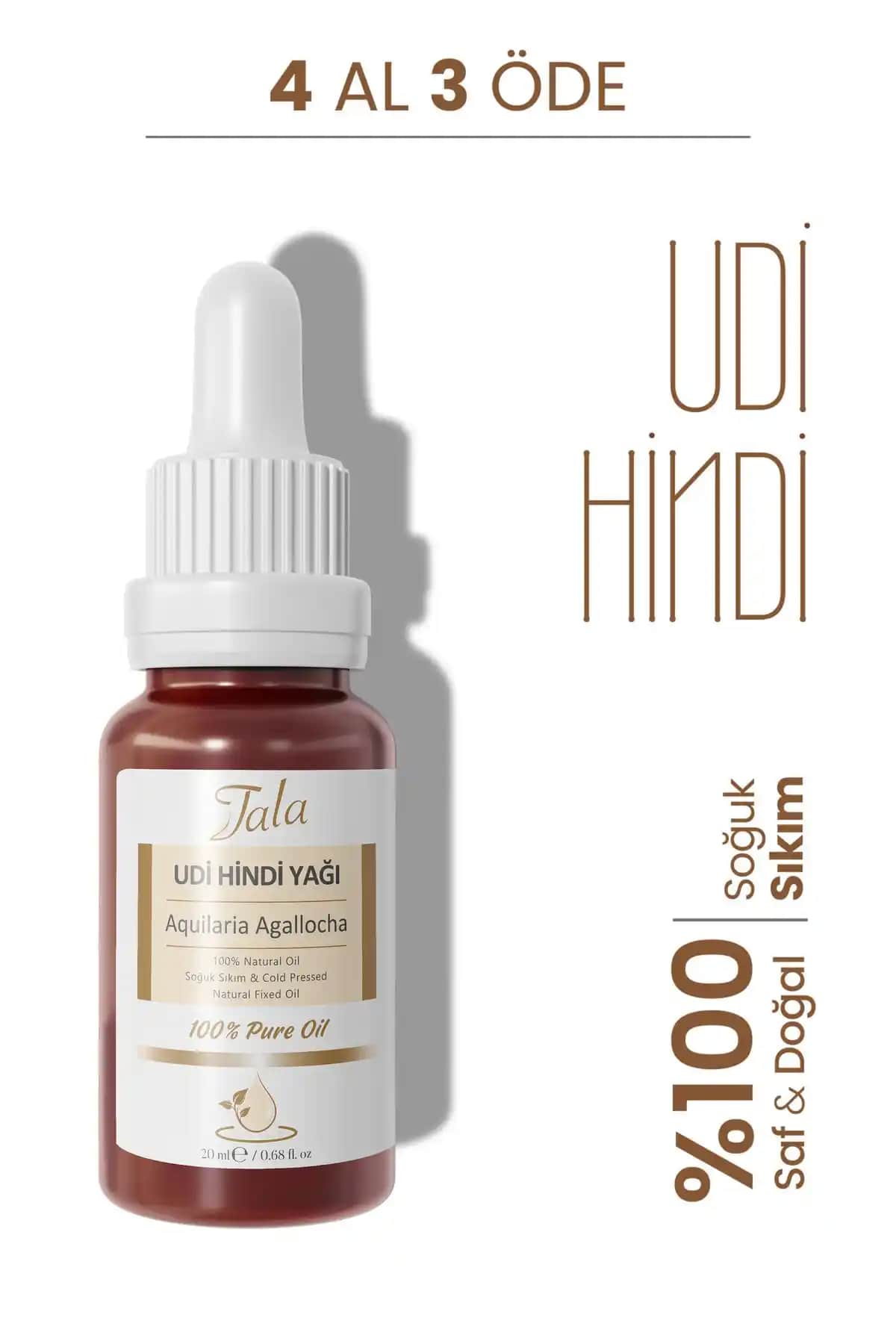 Tala Udi Hindi Yağı: Doğal ve Saf Solunum Yolları Rahatlatıcı Bitkisel Yağ