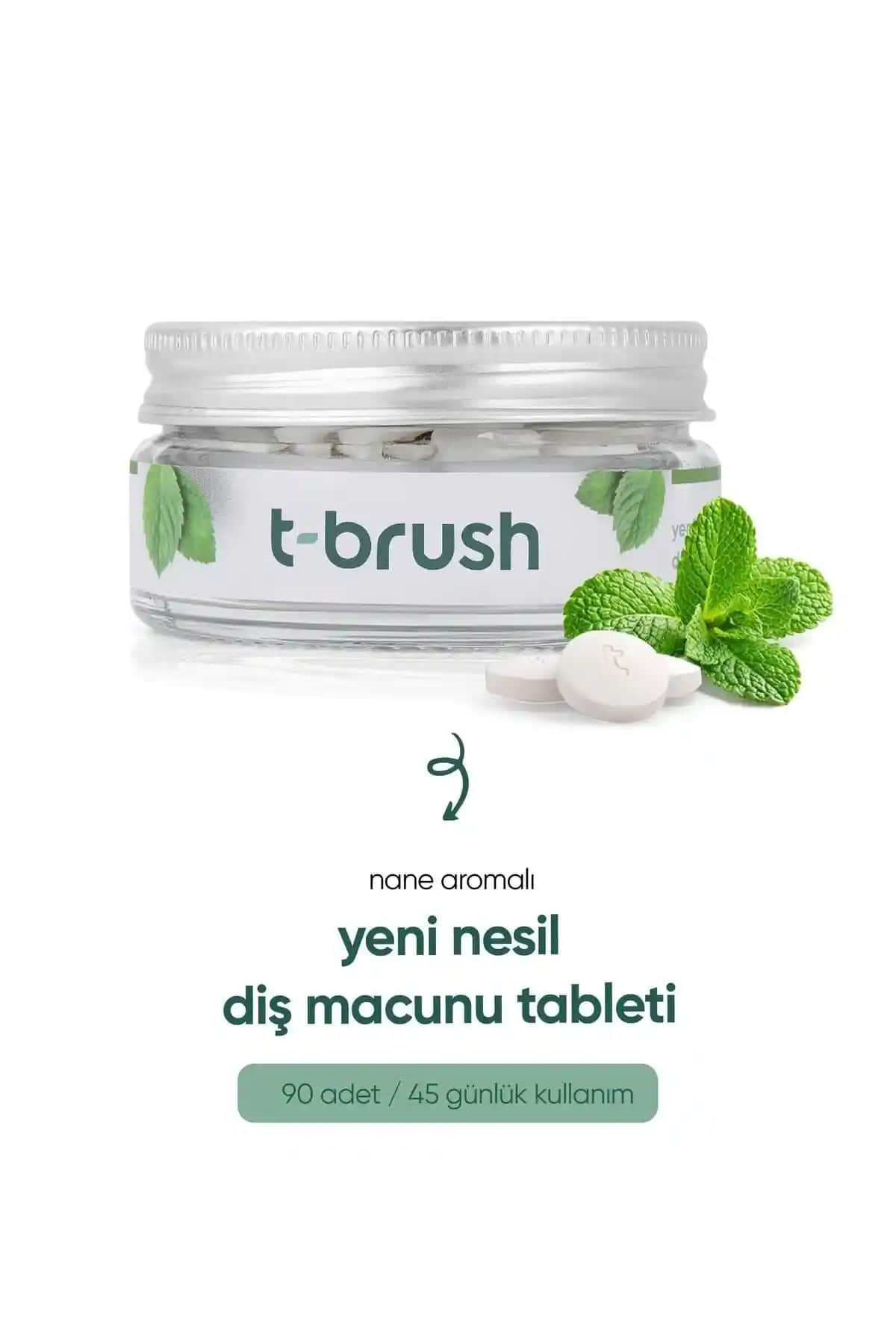 TBRUSH Naneli ve ZEERO Diş Macunu Tabletleri Karşılaştırması