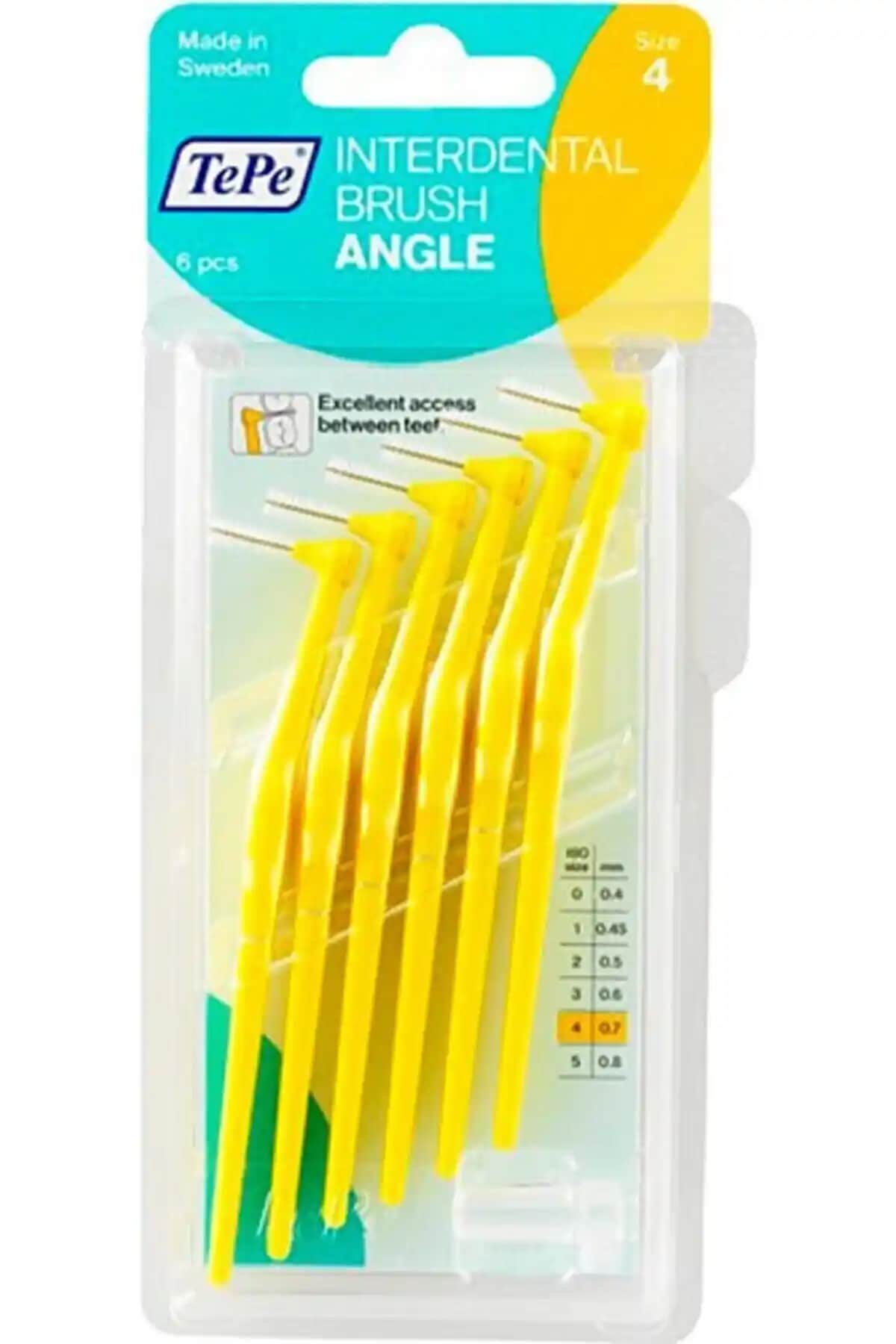 TePe Angel Arayüz Fırçası Sarı 0.7 mm ile Günlük Diş Temizliği ve Sağlığı