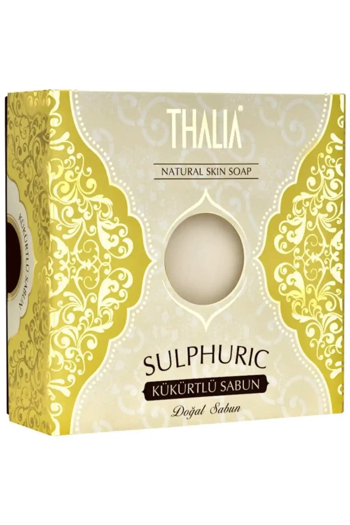 Thalia Kükürt Özlü Doğal Katı Sabun: Yağlı ve Sivilceli Ciltler İçin Etkili Çözüm
