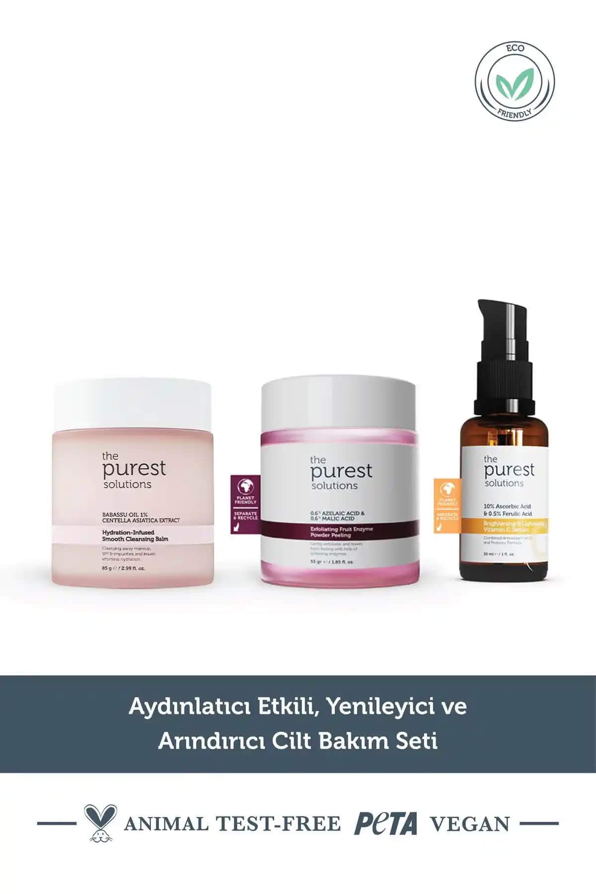 The Purest Solutions Ayışıldızlı Cilt Bakım Seti Doğal ve Vegan Formülüyle Cilt Canlandırma