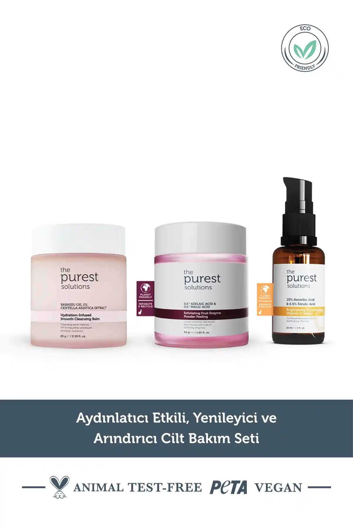 The Purest Solutions Ayışıldızlı Cilt Bakım Seti Doğal ve Vegan Formülüyle Cilt Canlandırma