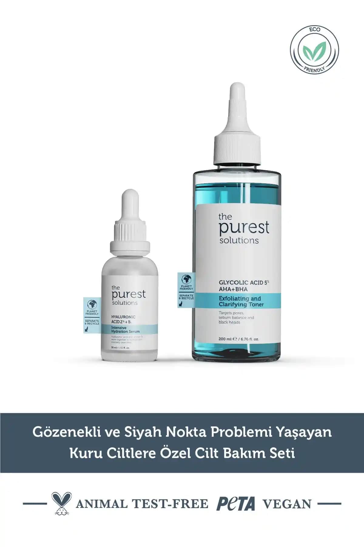 The Purest Solutions Kuru ve Gözenek Problemi Yaşayan Ciltler İçin Bakım Seti