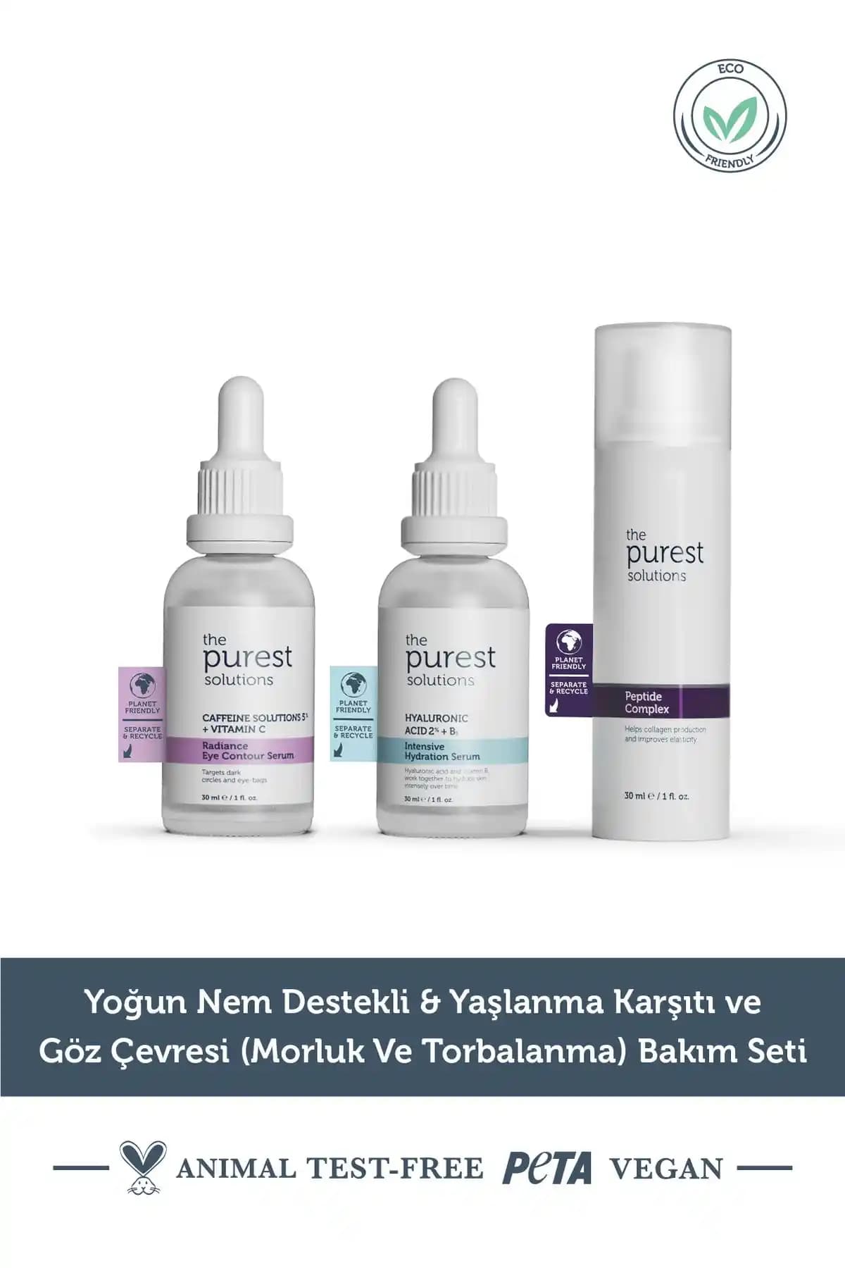 The Purest Solutions Yoğun Nem Destekli Anti-Aging ve Göz Çevresi Bakım Seti İncelemesi