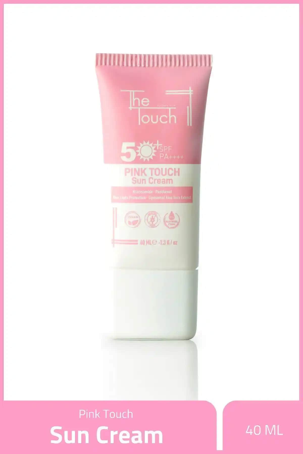 The Touch by Seda Altın Pink Touch Güneş Kremi 50 SPF ile Güçlü Koruma ve Sağlıklı Parlaklık