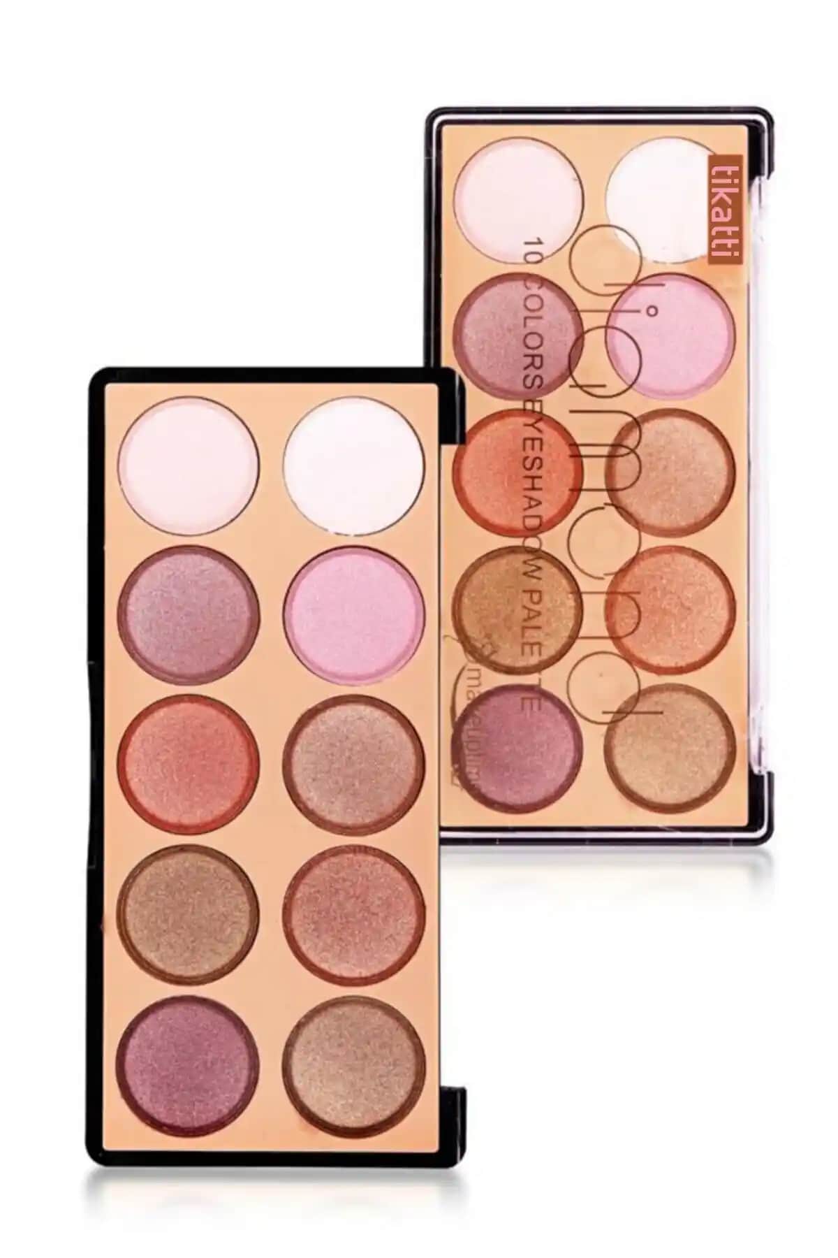 Tikatti Diamond 10'lu Far Paleti 01 Renk Çeşitliliği ve Parlak Görünüm Özellikleri