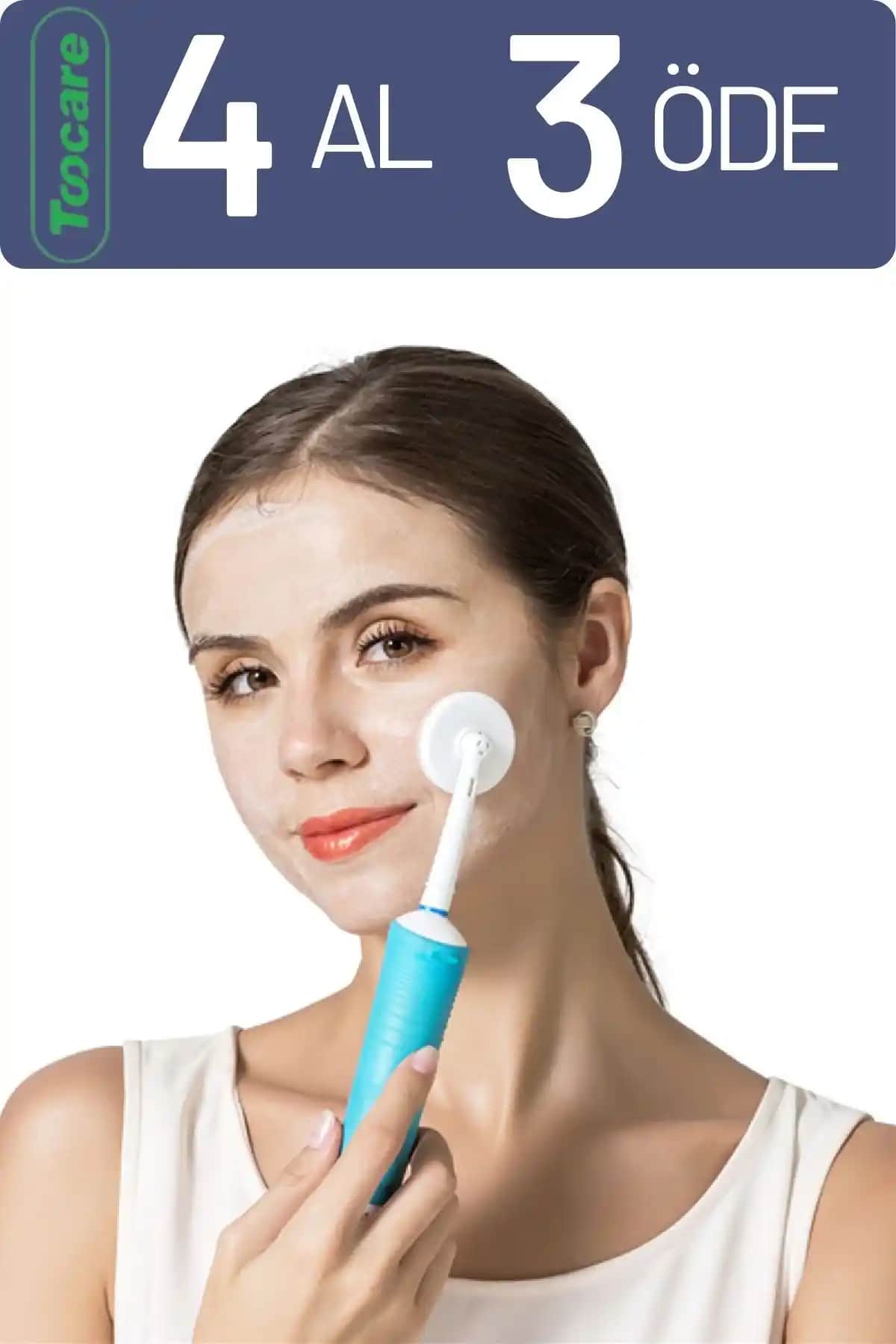 Toocare Yüz Makyaj Temizleme ve Masaj Aparatı Pembe Renkli Çok Yönlü Kullanım