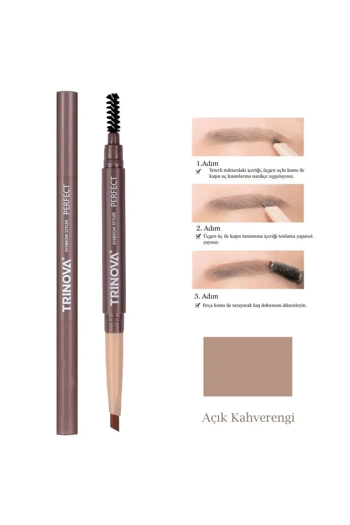 Trinova Açık Kahve ve Siyah Kaş Kalemi Karşılaştırması: Hangi Ürün Sizin İçin Uygun