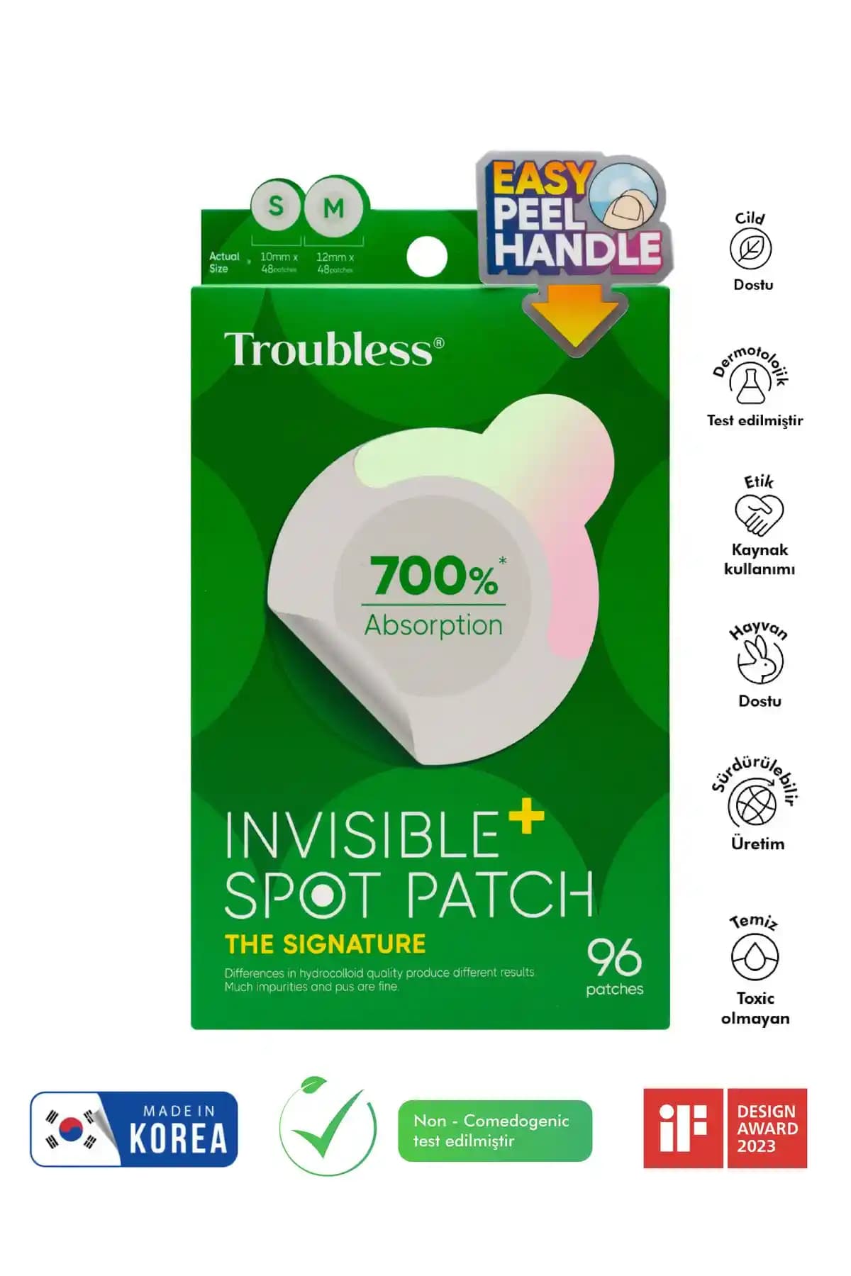 Troubless Ultra İnce ve Şeffaf Suya Dayanıklı Akne ve Sivilce Bandı Ürün Özellikleri ve Kullanım Rehberi