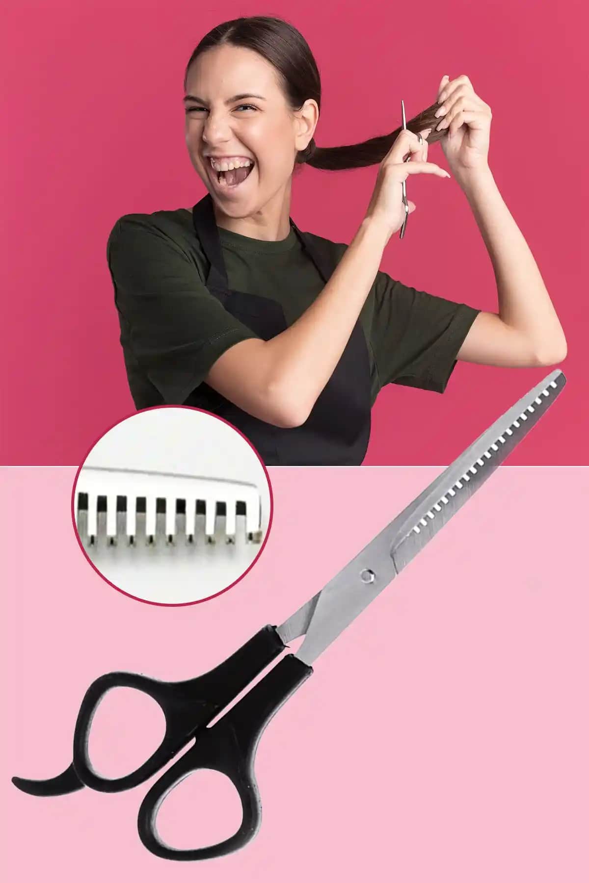 Üniquem Berber Kuaför Ara Makası 6 Cm: Profesyonel Saç Kesiminde Yüksek Performans ve Hassasiyet