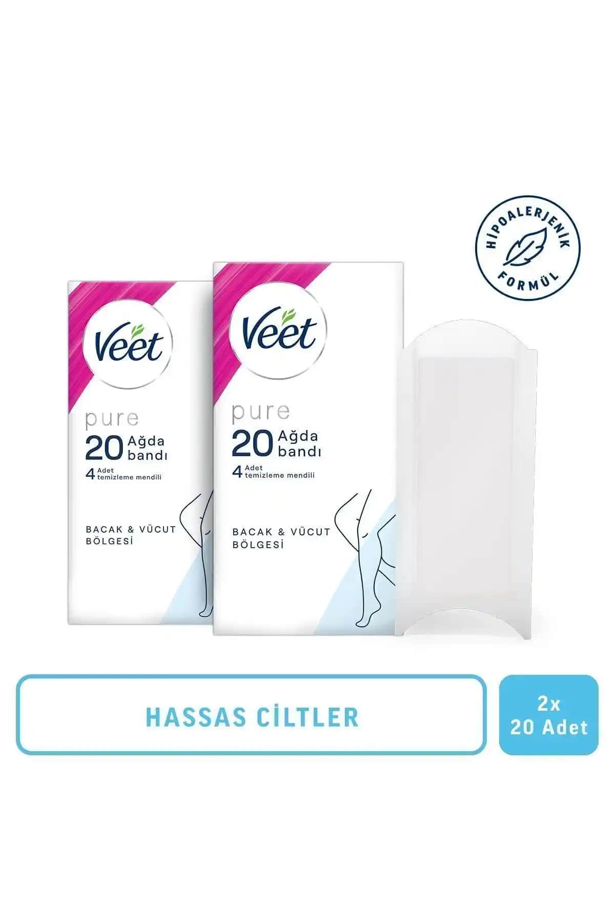 Veet Pure Hipoalerjenik Sir Ağda Bandı: Hassas Ciltler İçin Güvenli ve Etkili Çözüm