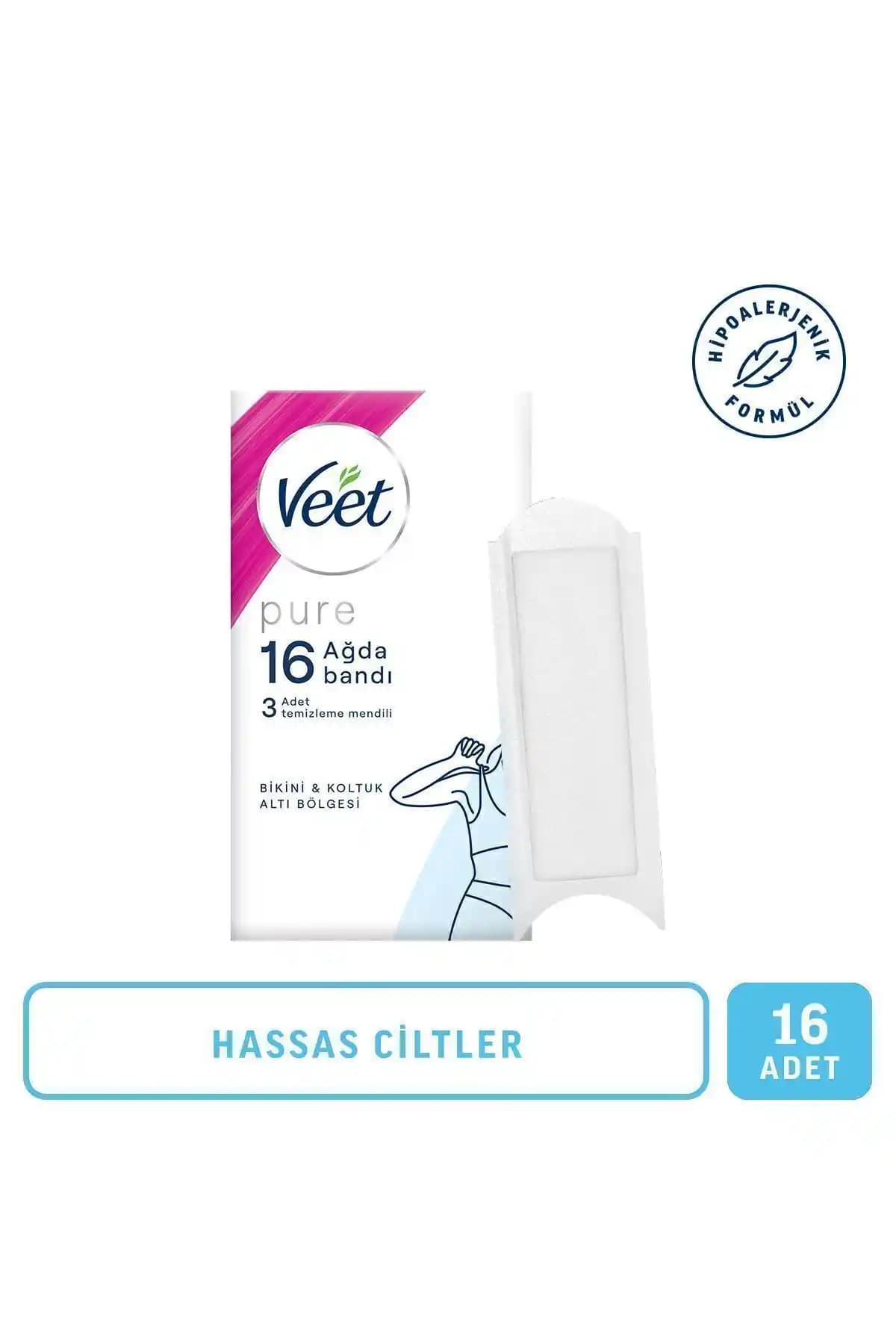 Veet Pure Hipoalerjenik Sir Ağda Bandı Hassas Ciltler İçin Yenilikçi Çözüm