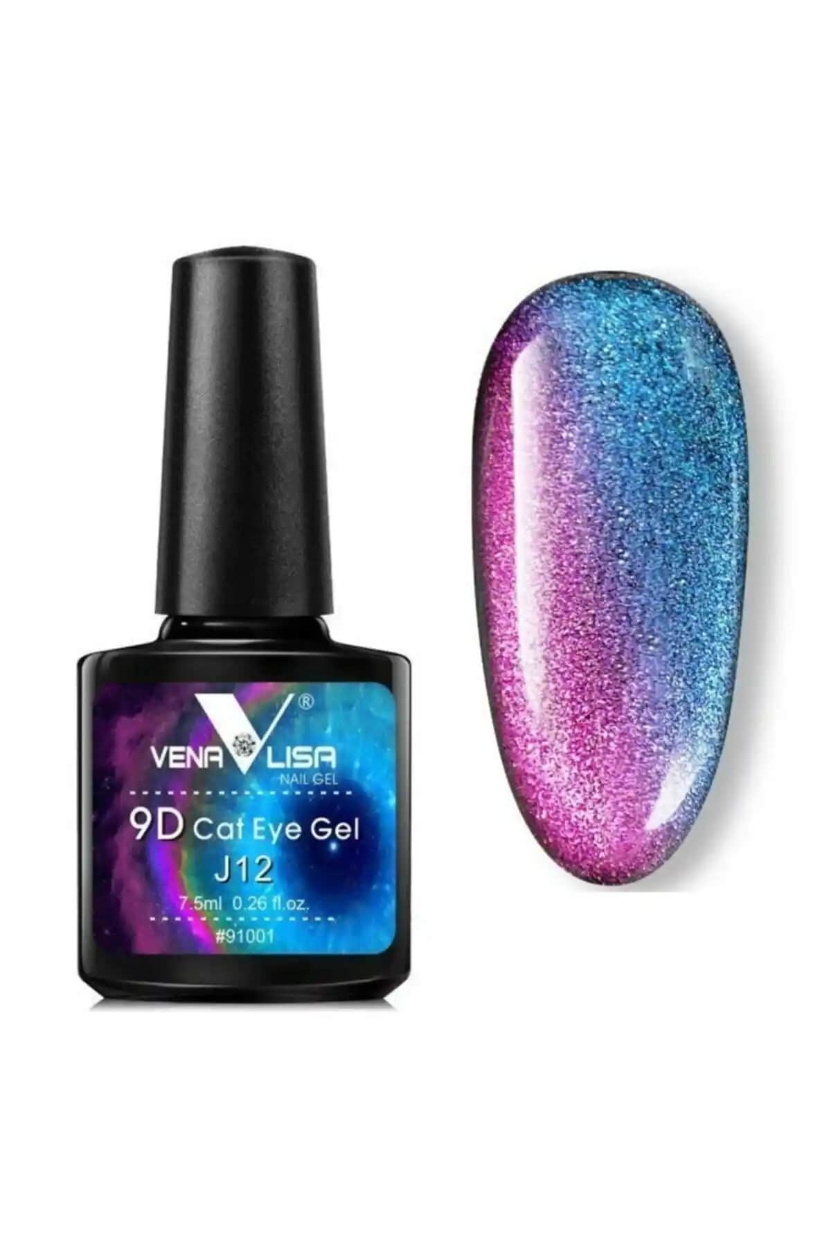 Venalisa 9D Kedi Gözü Kalıcı Oje: Modern ve Parlak Tırnak Güzelliği İçin Uygun