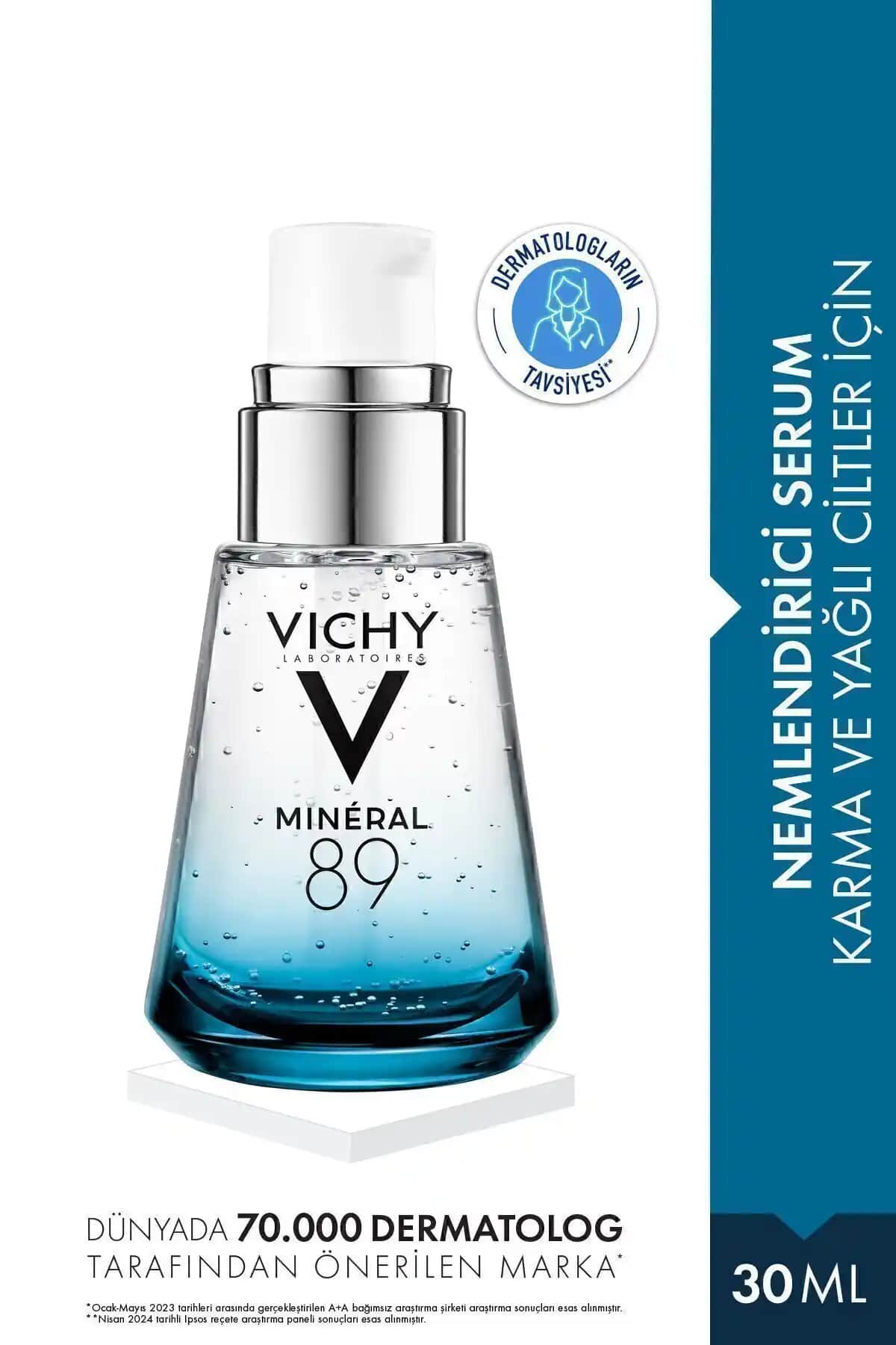 Vichy Mineral 89 Hyalüronik Asit İçeren Nemlendirici ve Güçlendirici Serum Özellikleri