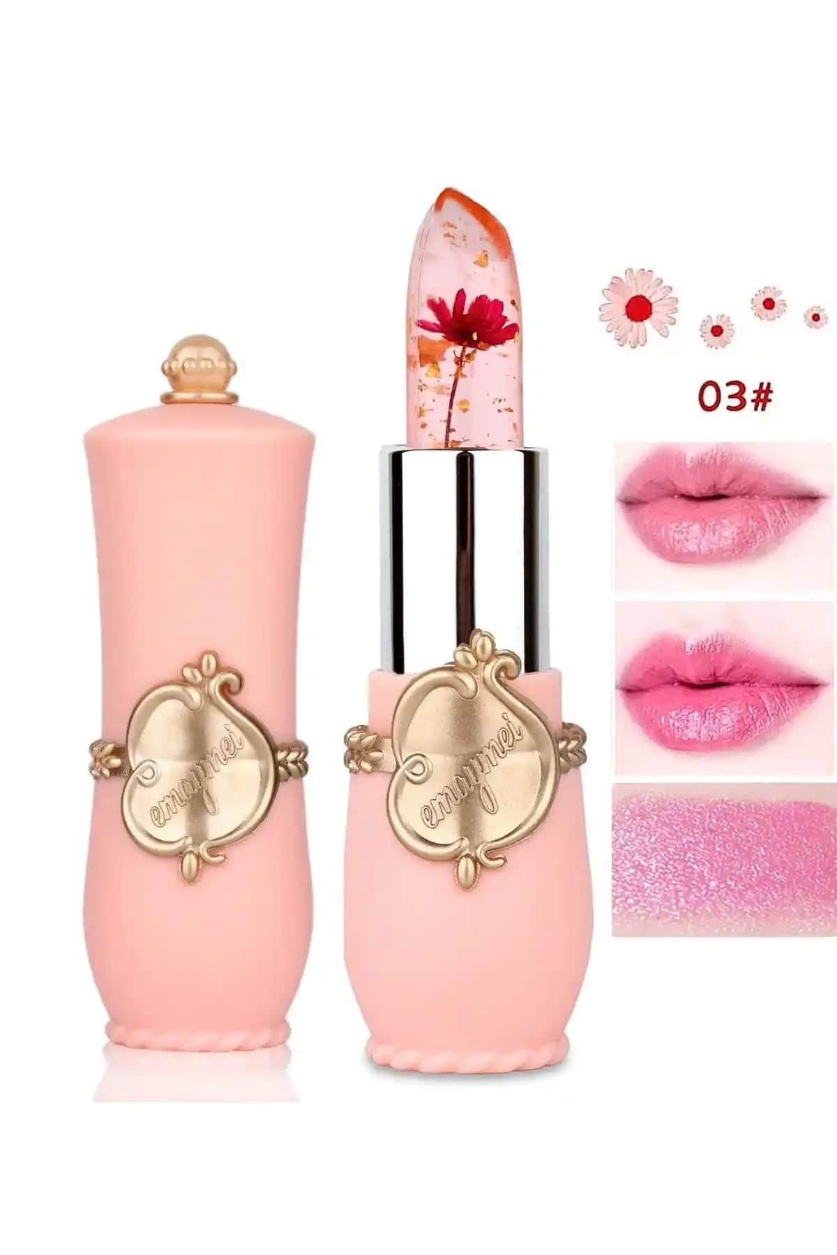 VIPCHEAP No3 Çiçekli Ruj: Doğal Güzelliğin ve Uzun Süre Kalıcılığın Buluşması