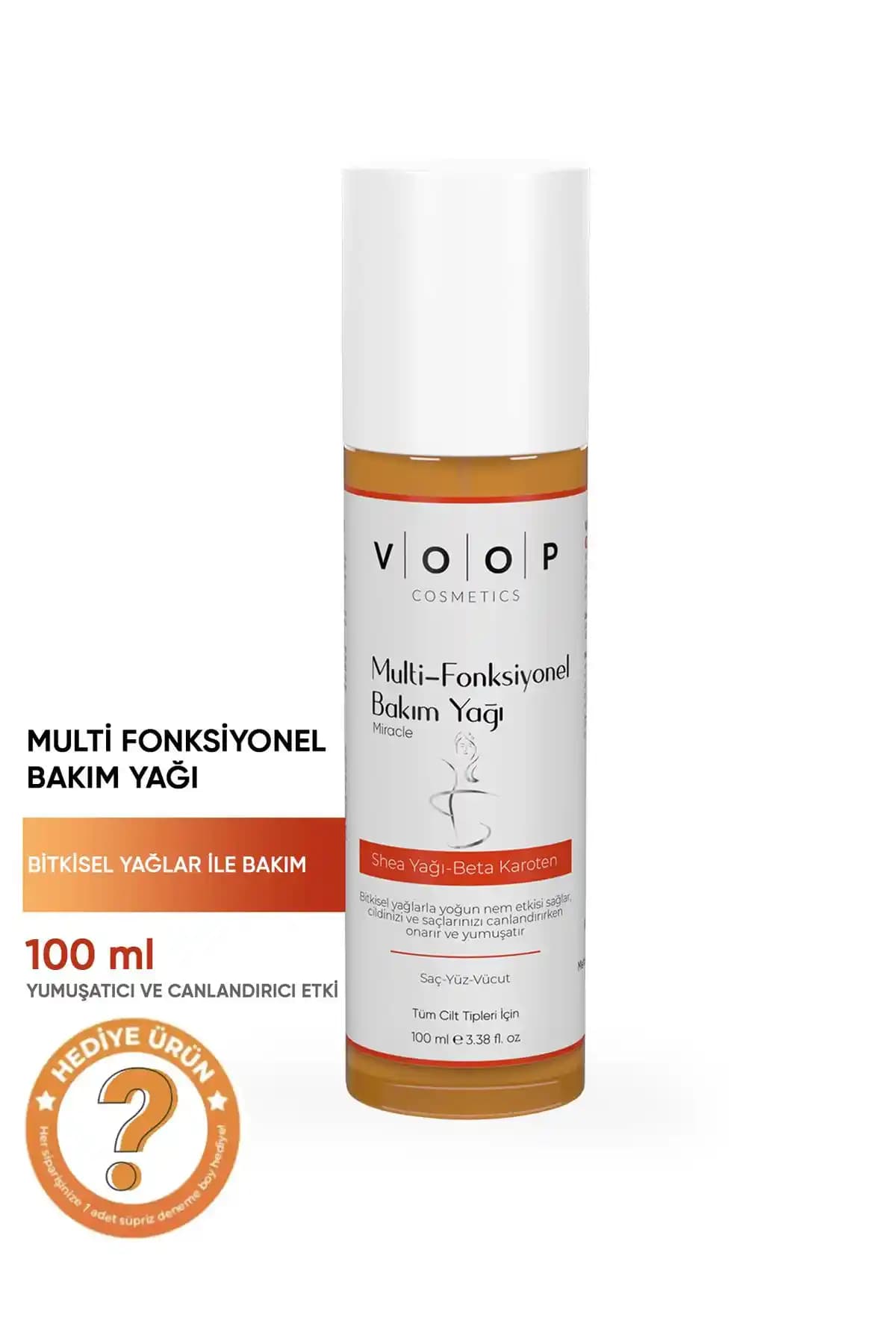 VOOP Çok Fonksiyonlu Bakım Yağı: Doğal İçeriğiyle Cilt ve Saç Bakımında Yenilikçi Çözüm