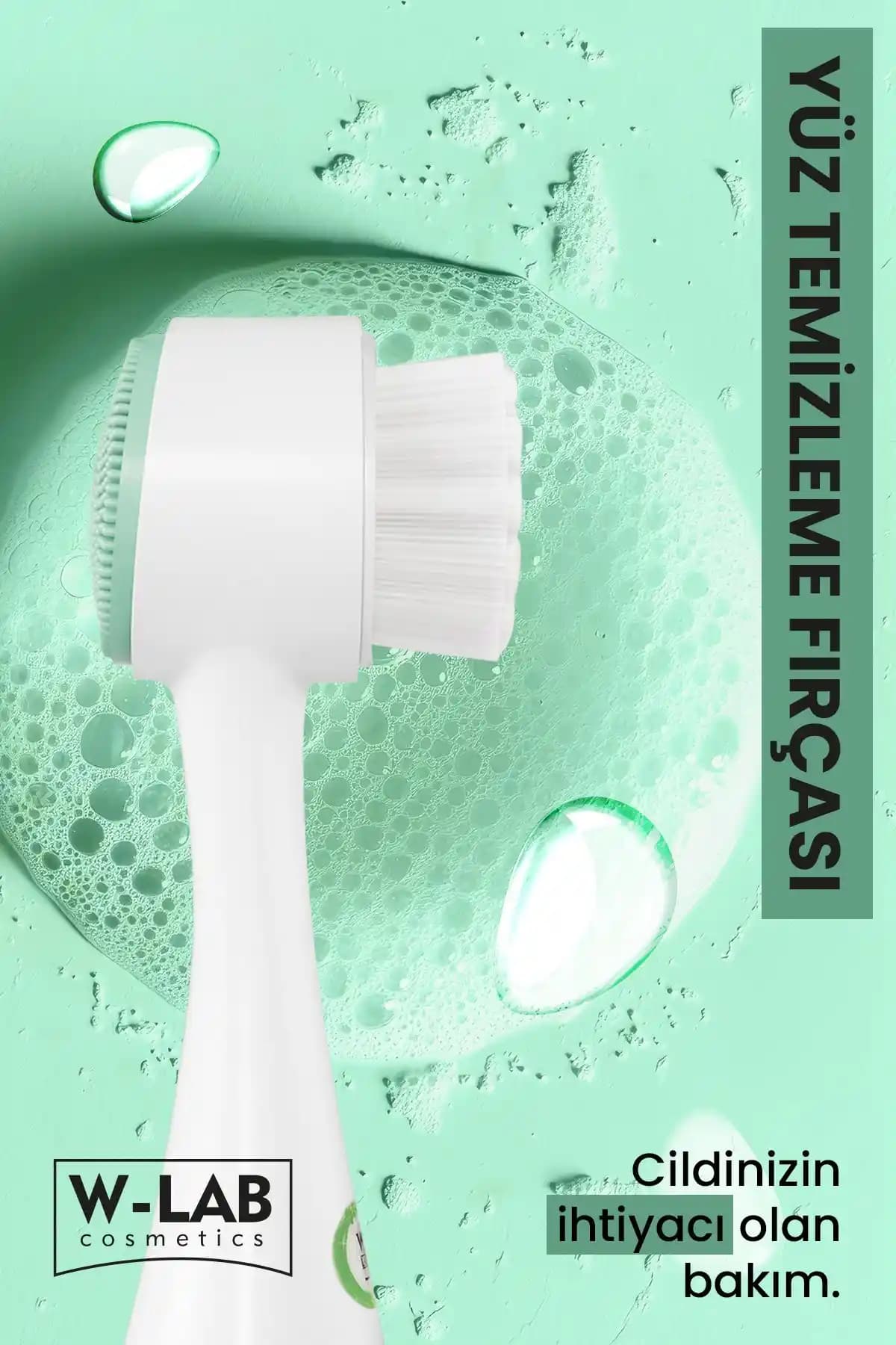 W-Lab Kozmetik Yüz Temizleme Fırçası Cilt Bakımında Yeni Dönem İçeirği ve Özellikleri