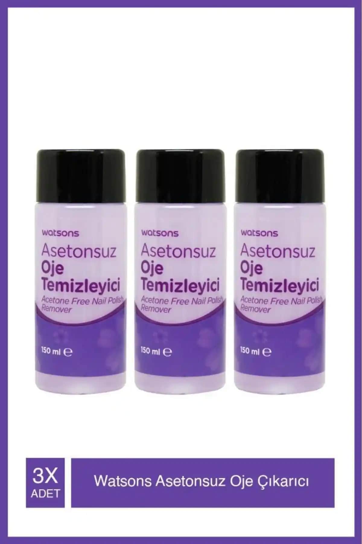 Watsons Asetonsuz Oje Çıkarıcı: Güvenli ve Nazik Tırnak Bakımı için Etkili Çözüm