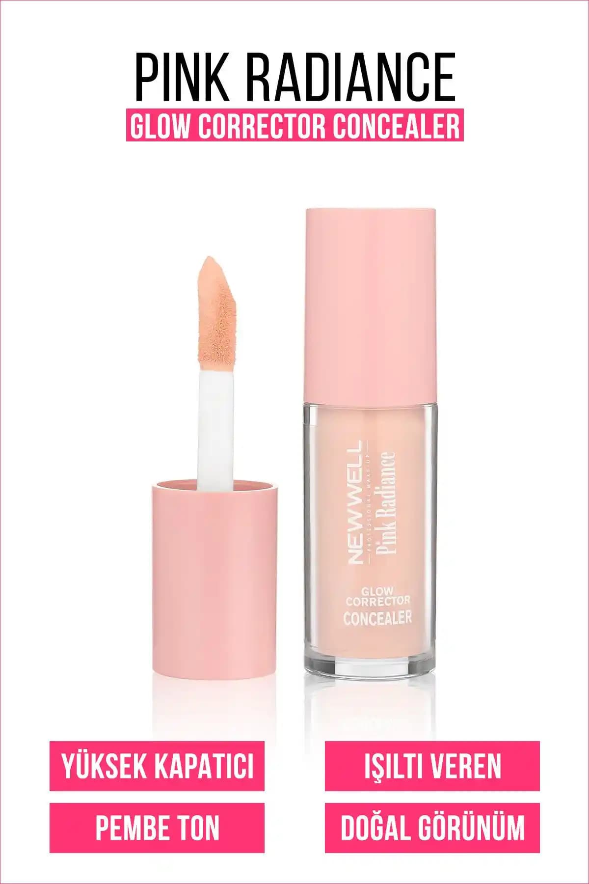 Well Pink Radiance Glow Corrector Concealer Türkiye Üretimi Doğal ve Kalıcı Kapatıcı