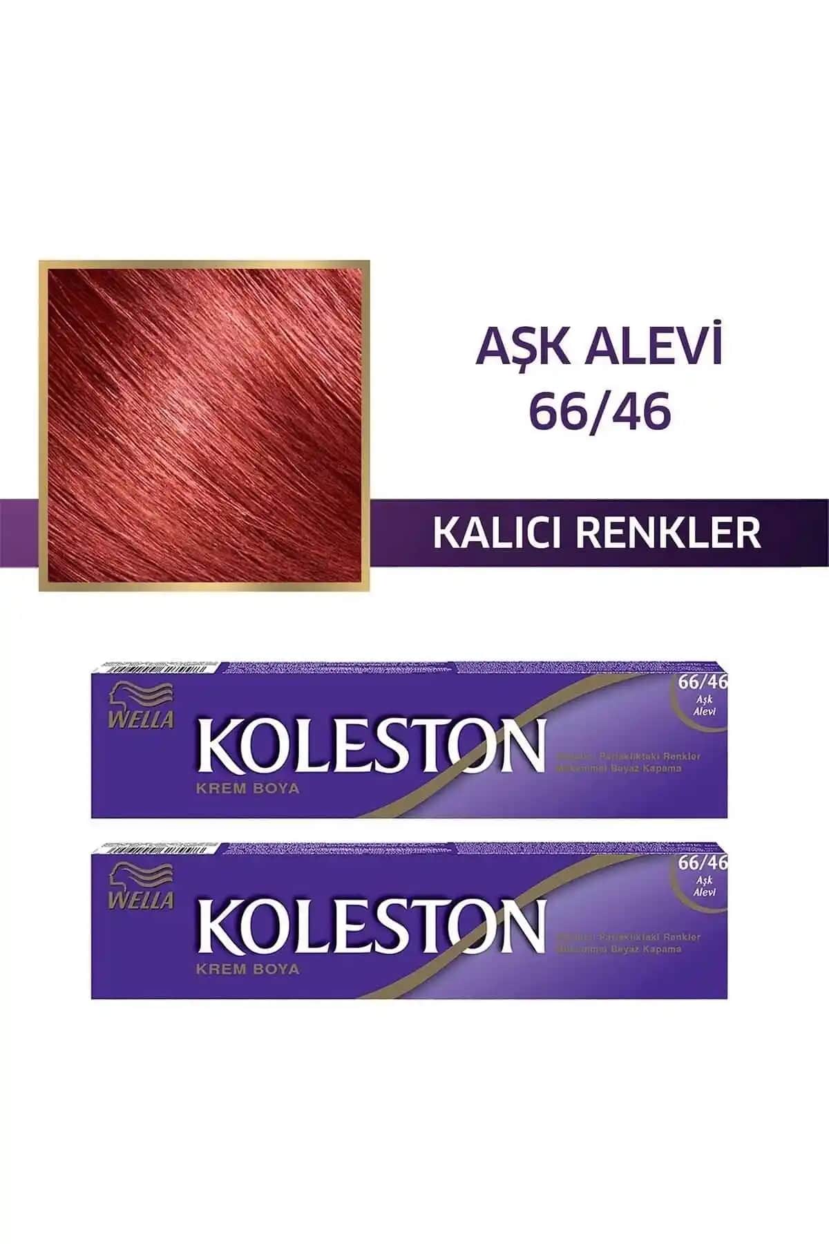 Wella Koleston 66/46 Aşk Alevi Saç Boyası Güçlü ve Kalıcı Kızıl Tonlar İçin Profesyonel Seçenek