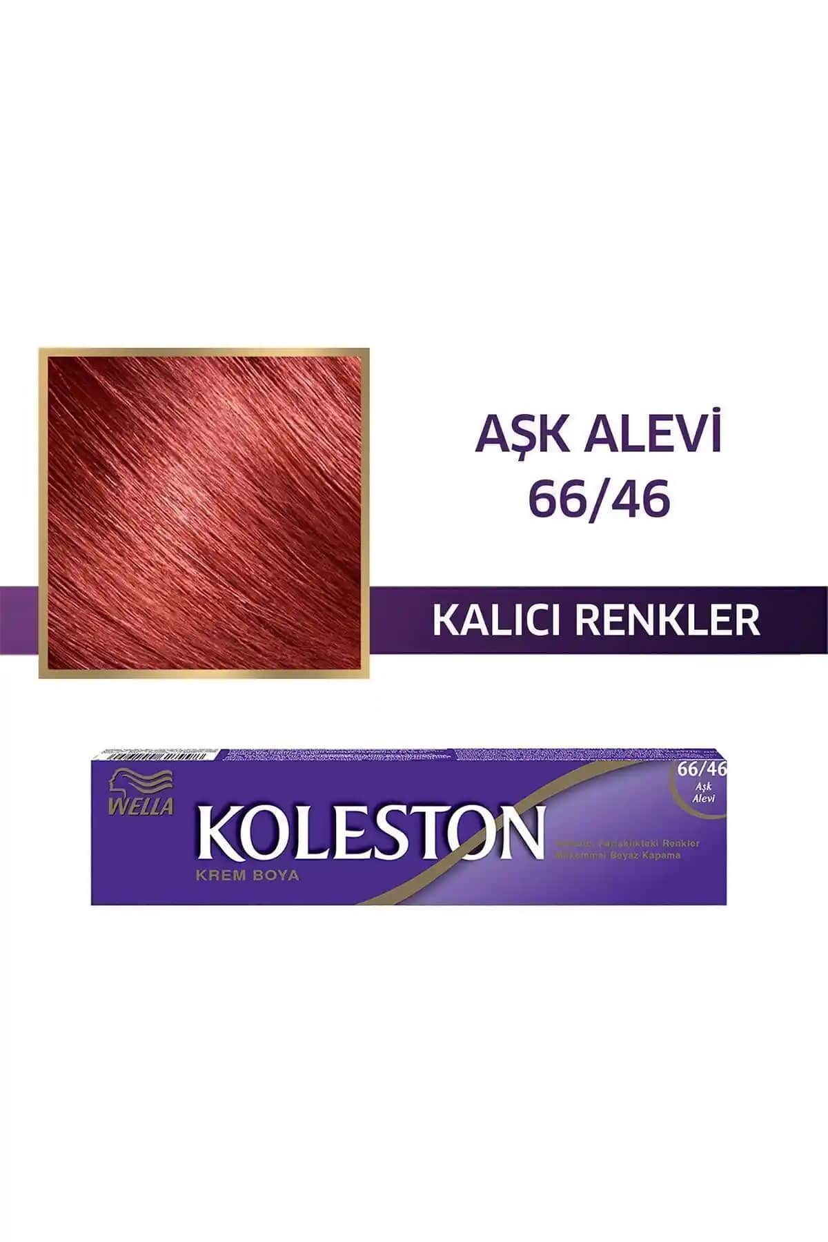 Wella Koleston 66/46 Aşk Alevi Saç Boyası - Kalıcı ve Canlı Kırmızı Tonlar