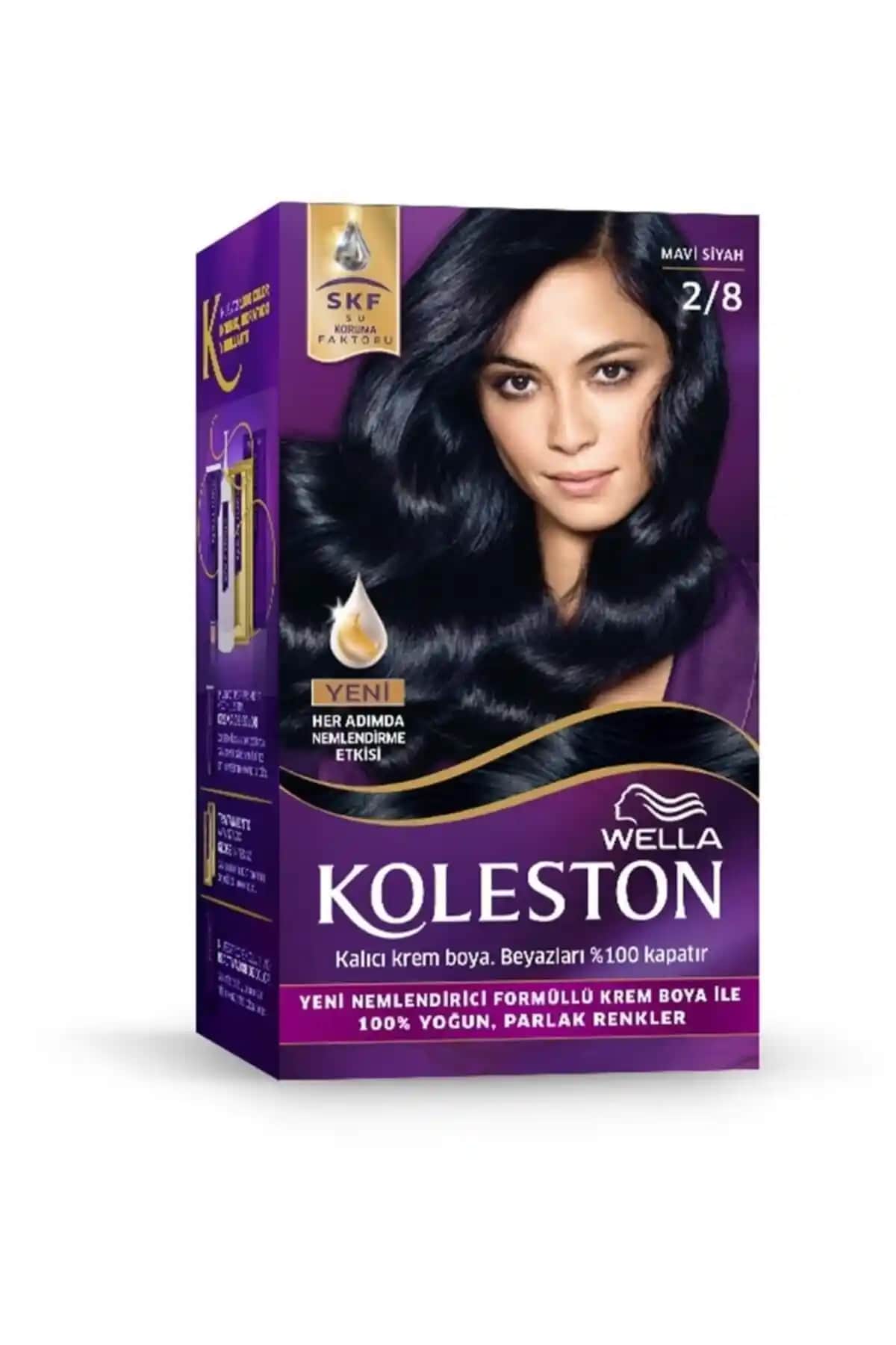 Wella Koleston Kit 2/8 Mavi Siyah Saç Boyası: Kalıcı ve Parlak Renk Sağlayan Ürün