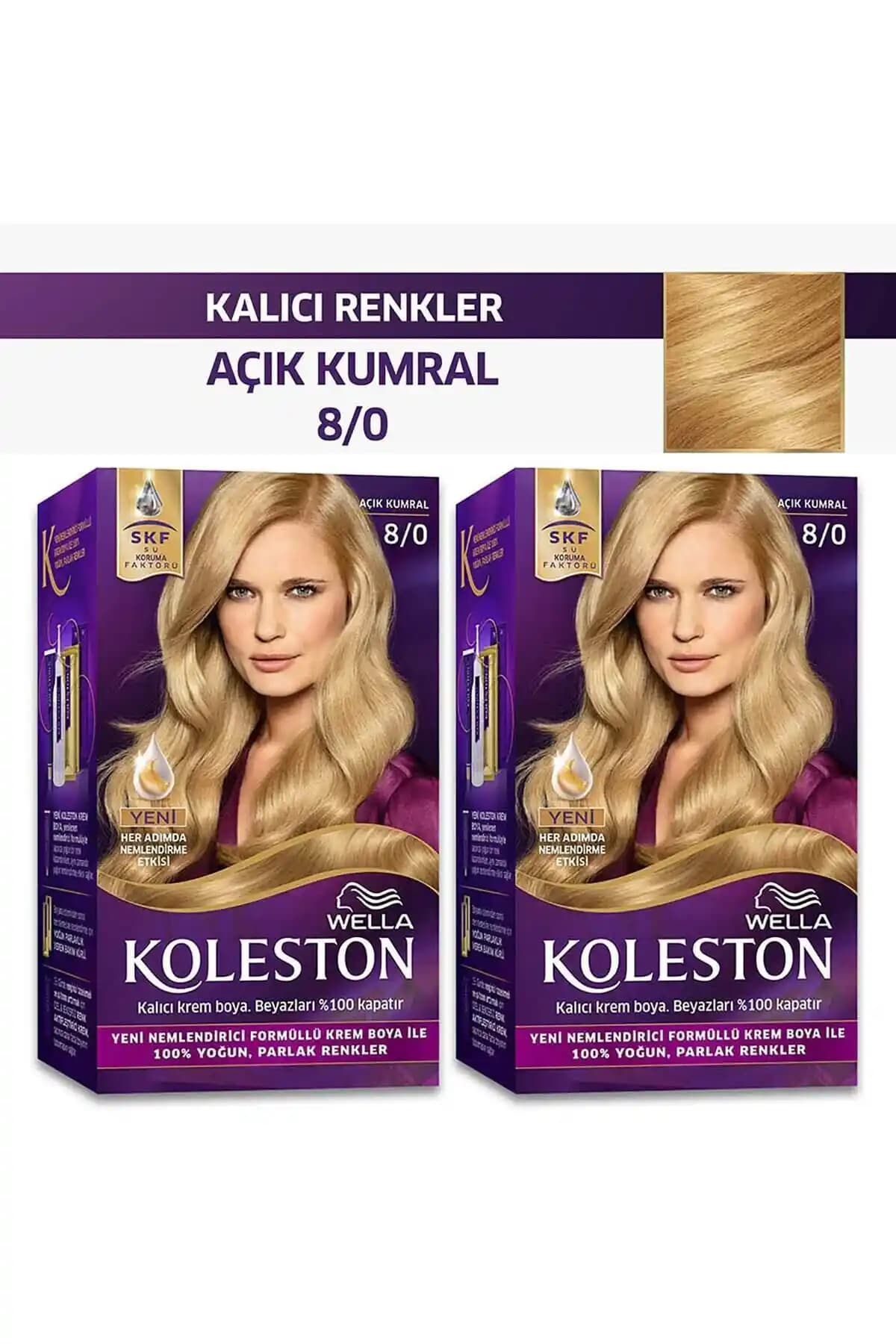 Wella Koleston Kit Saç Boyası 8/0 Açık Kumral Profesyonel ve Kalıcı Renk Seçeneği
